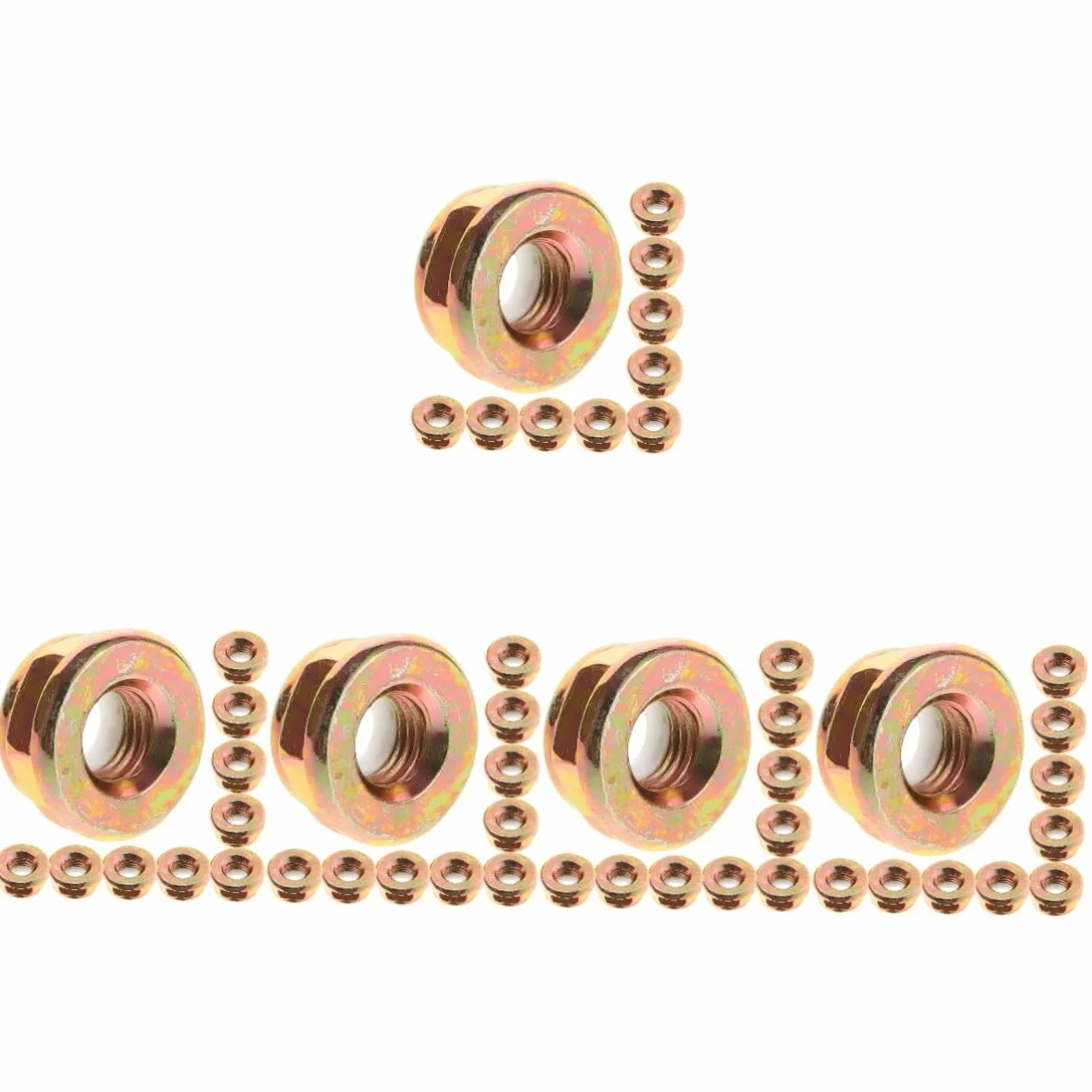 Happyyami 50piezas Tuerca De Cuchilla De Cortacésped Accesorios De Repuesto para Desbrozadoras y Cortacéspedes Compatible Cabezal De Trabajo De Máquina Jardinería