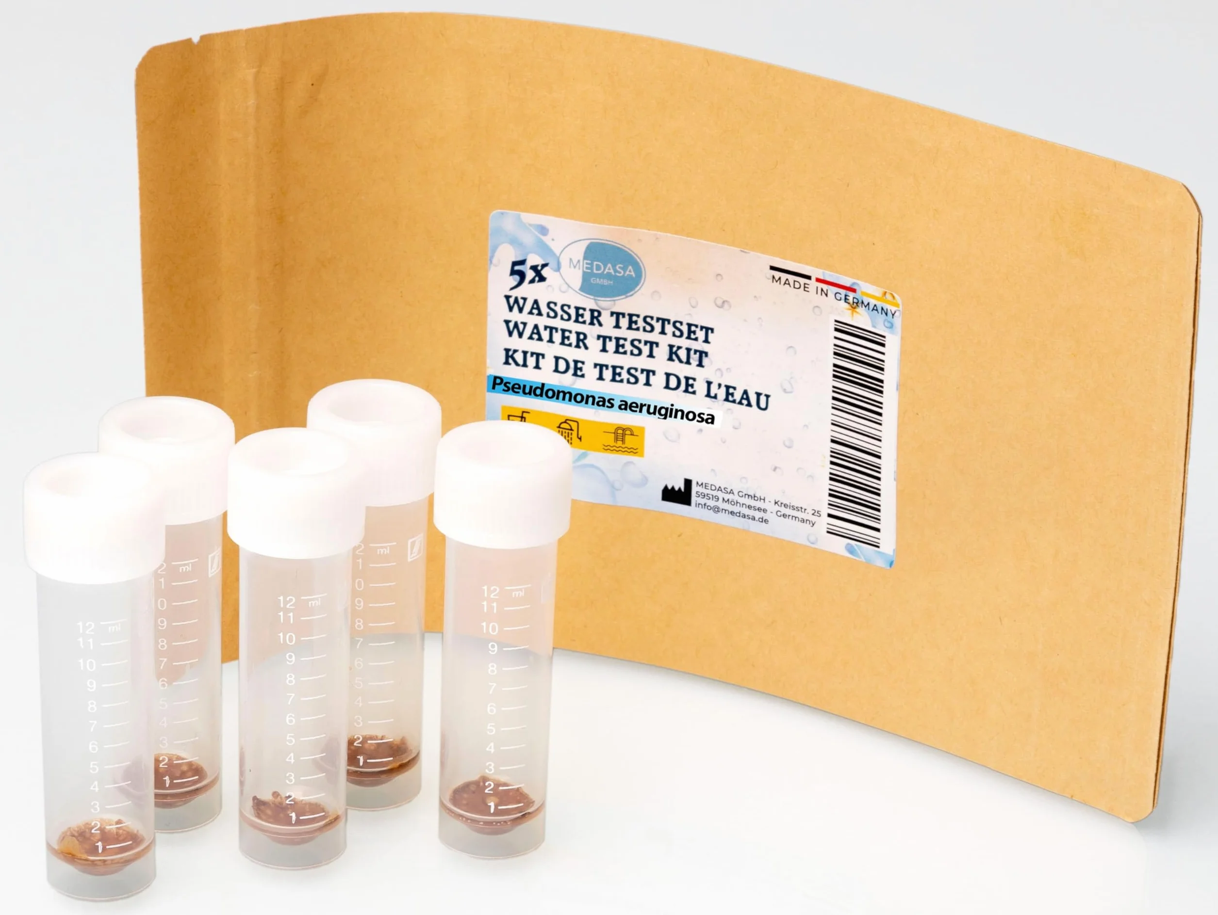 Prueba de bacterias de agua para Pseudomonas aeruginosa Prueba de bacterias en agua potable y agua de pozo (5)