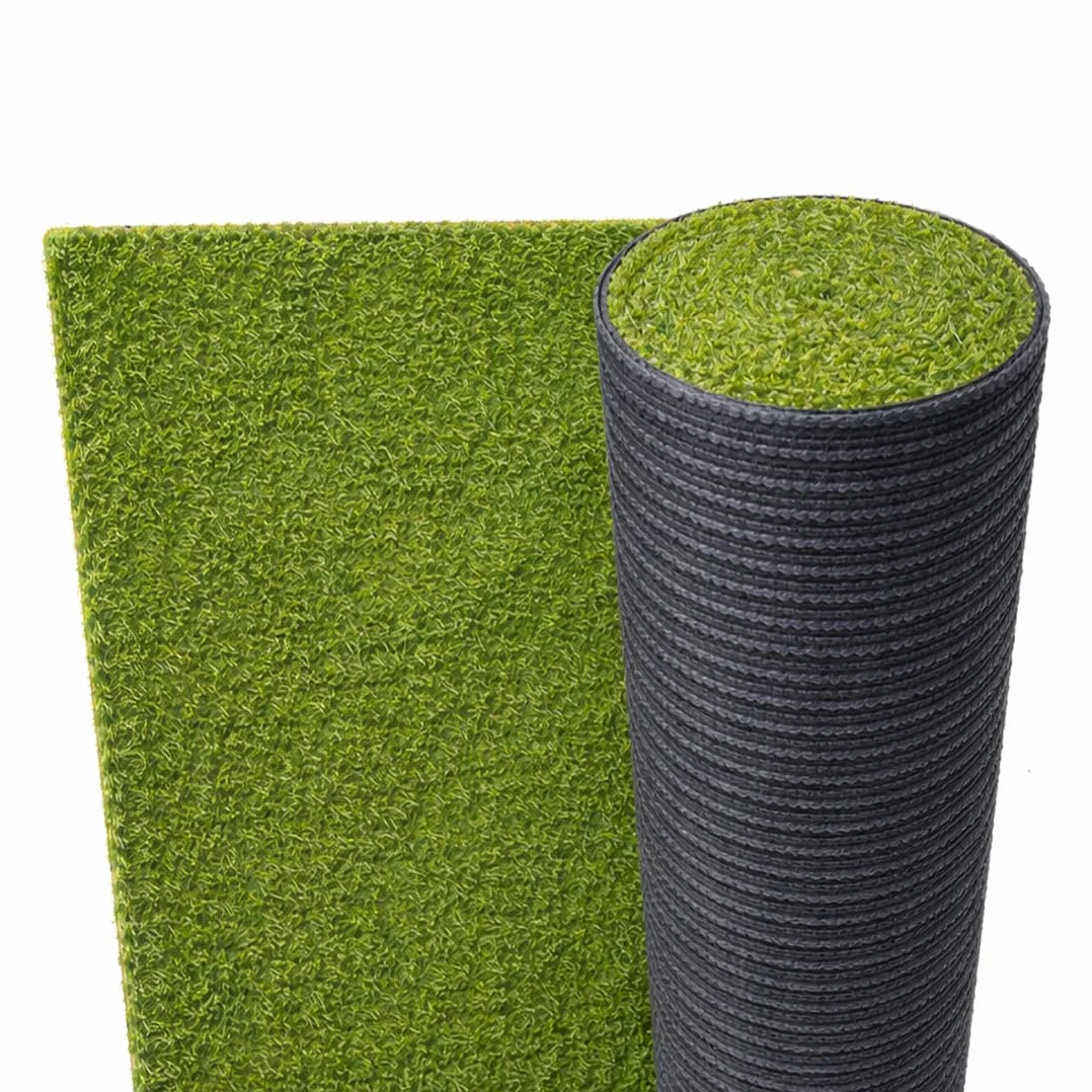 Césped Artificial Alta Densidad 7mm 2x10m Rollo Hierba Sintética con Drenaje para Jardín Terraza Piscina