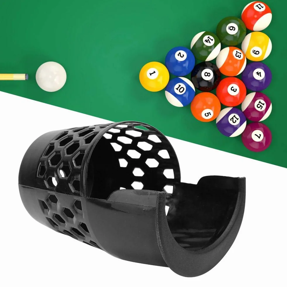 Alomejor 6PCS Bolsillos de Billar Cestas Redes para Mesa de Billar Tamaño Estándar
