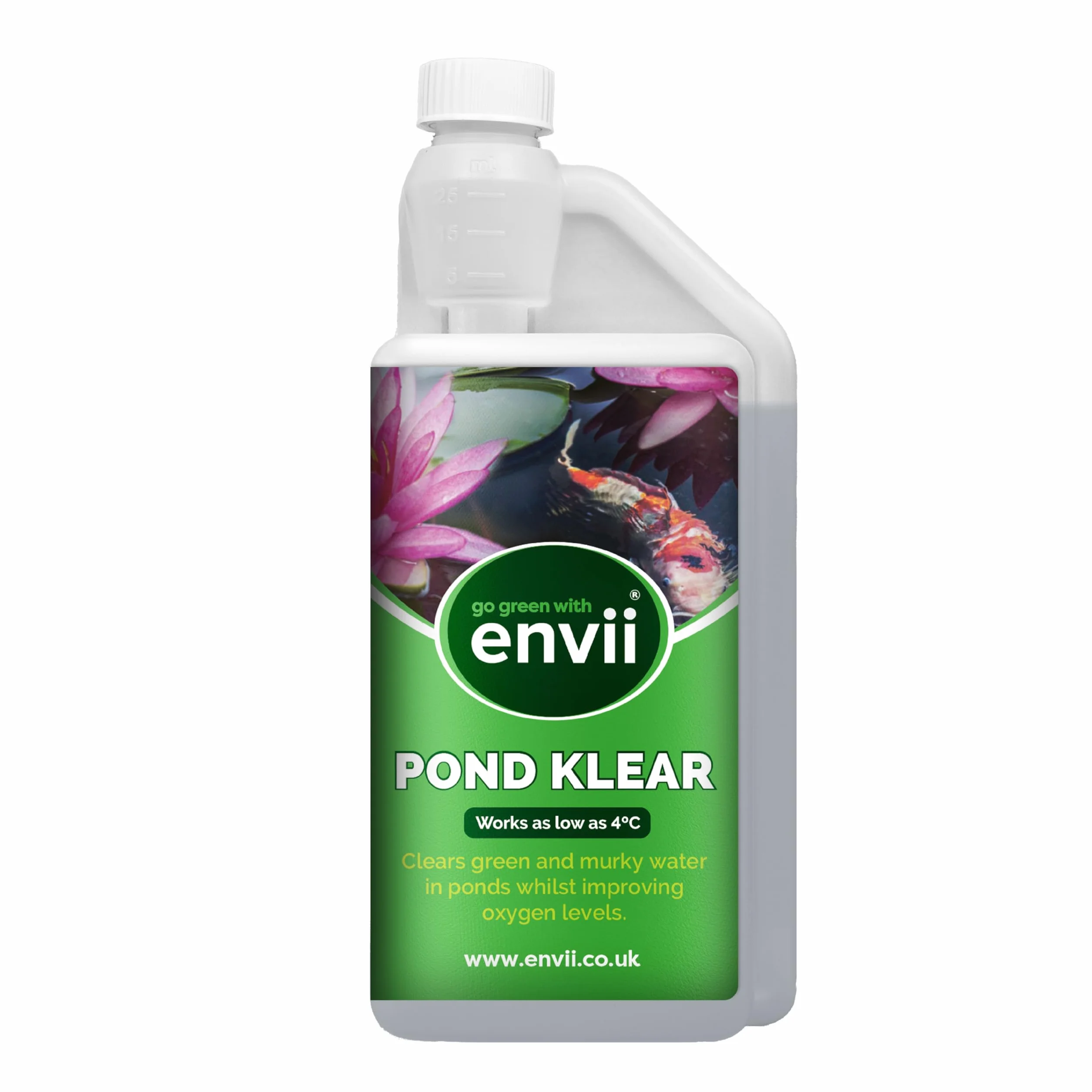 Envii Pond Klear Natural Tratamiento Agua Estanque 1L 40.000 litros