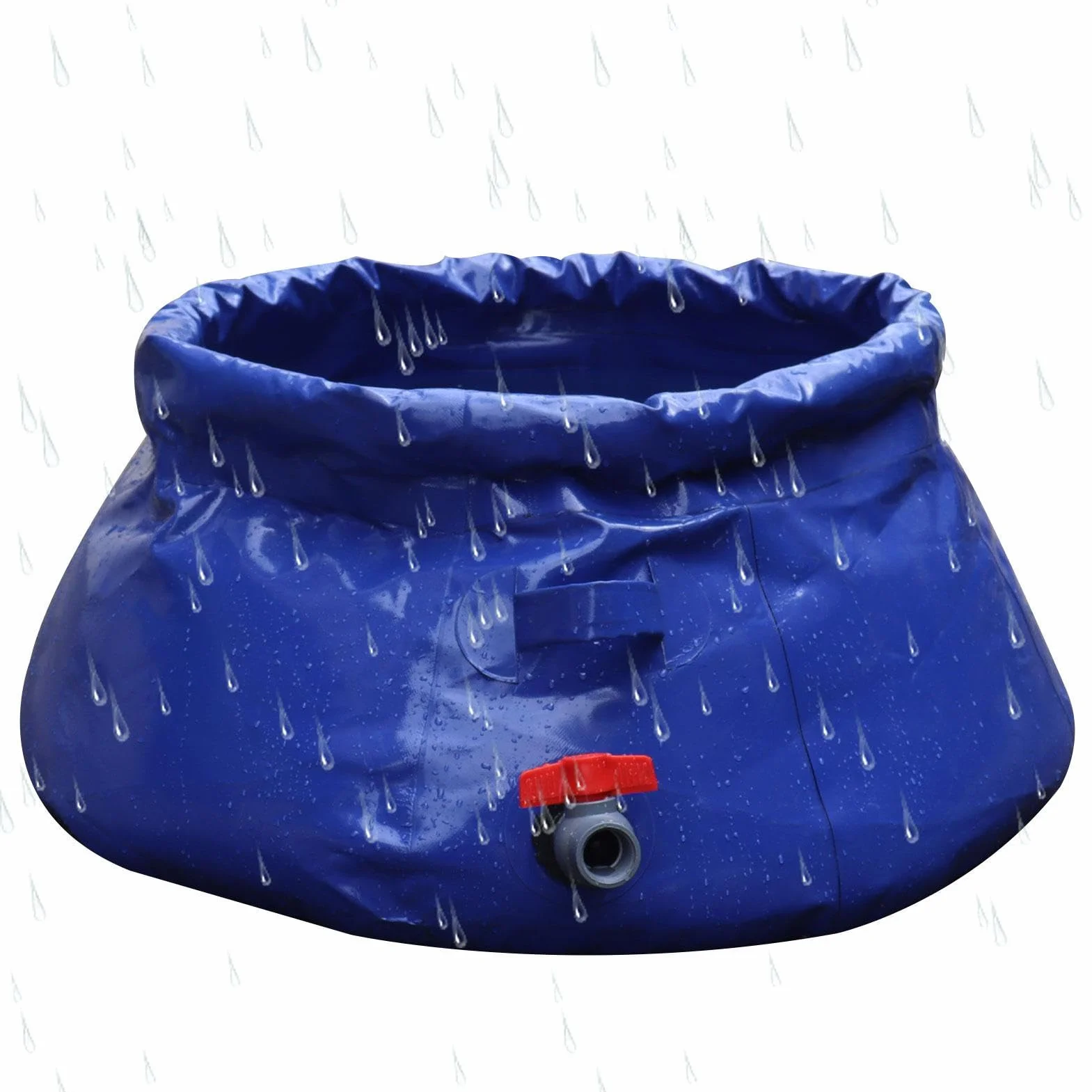 Almacenamiento Agua, Tanques Agua Lluvia Plegables: Tanques recolección Agua Lluvia con Grifo, Almacenamiento Agua Reutilizable para riego agrícola