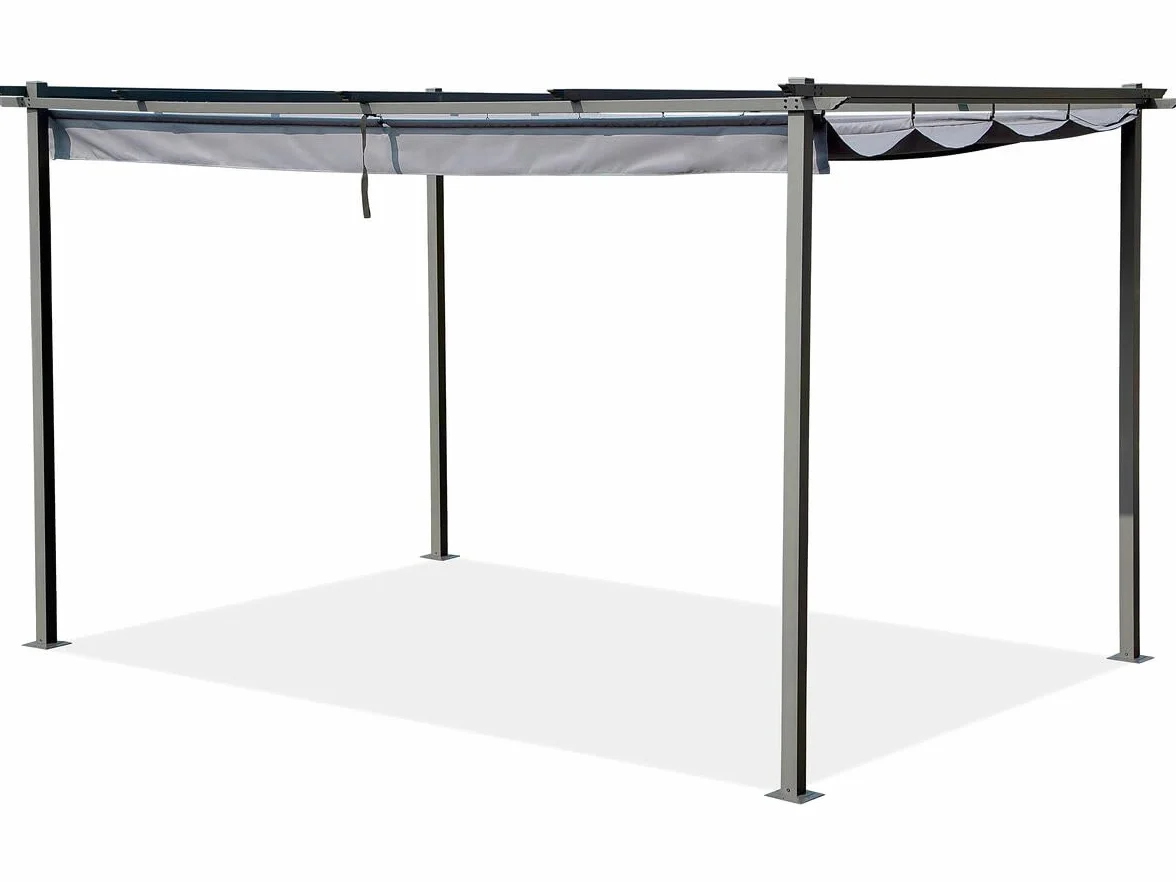 Habitat et Jardin Pérgola retráctil 3 x 4 m Antracita
