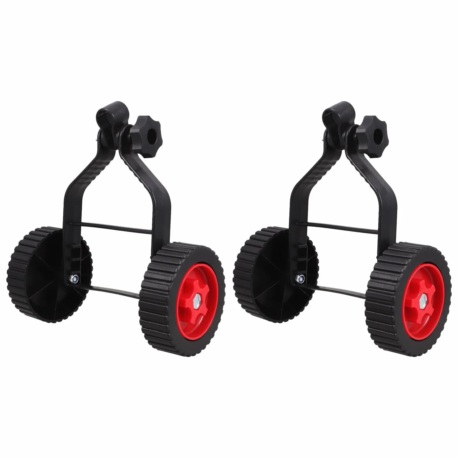 Mikikit 2 Ruedas para Desbrozadora Ruedas Auxiliares para Cortacésped Piezas para Cortacésped para Plataforma De Corte para Recortadora De Jardín para Desbrozadora