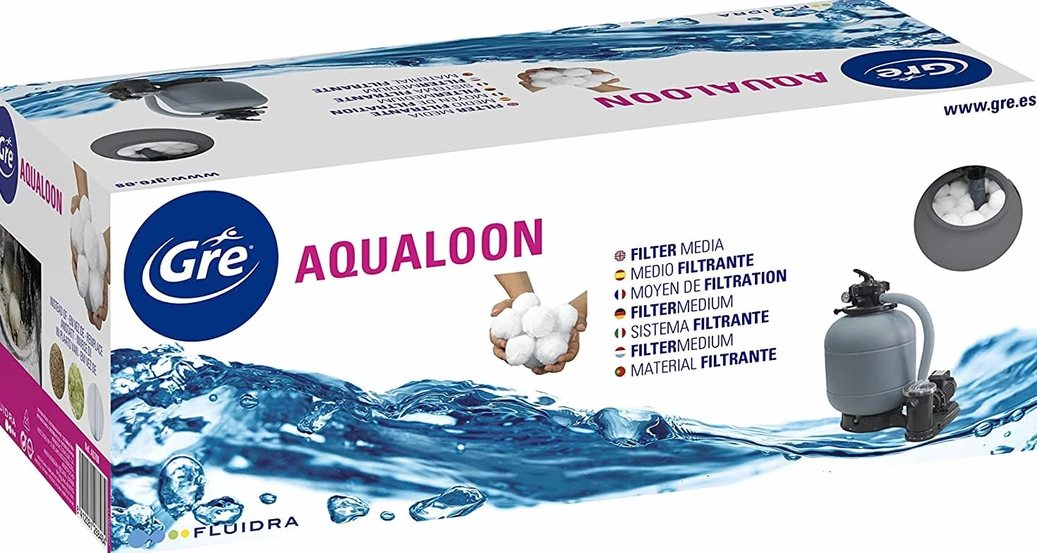 Aqualoon AQ700B medio filtrante polietileno lavable reutilizable 700 gramos