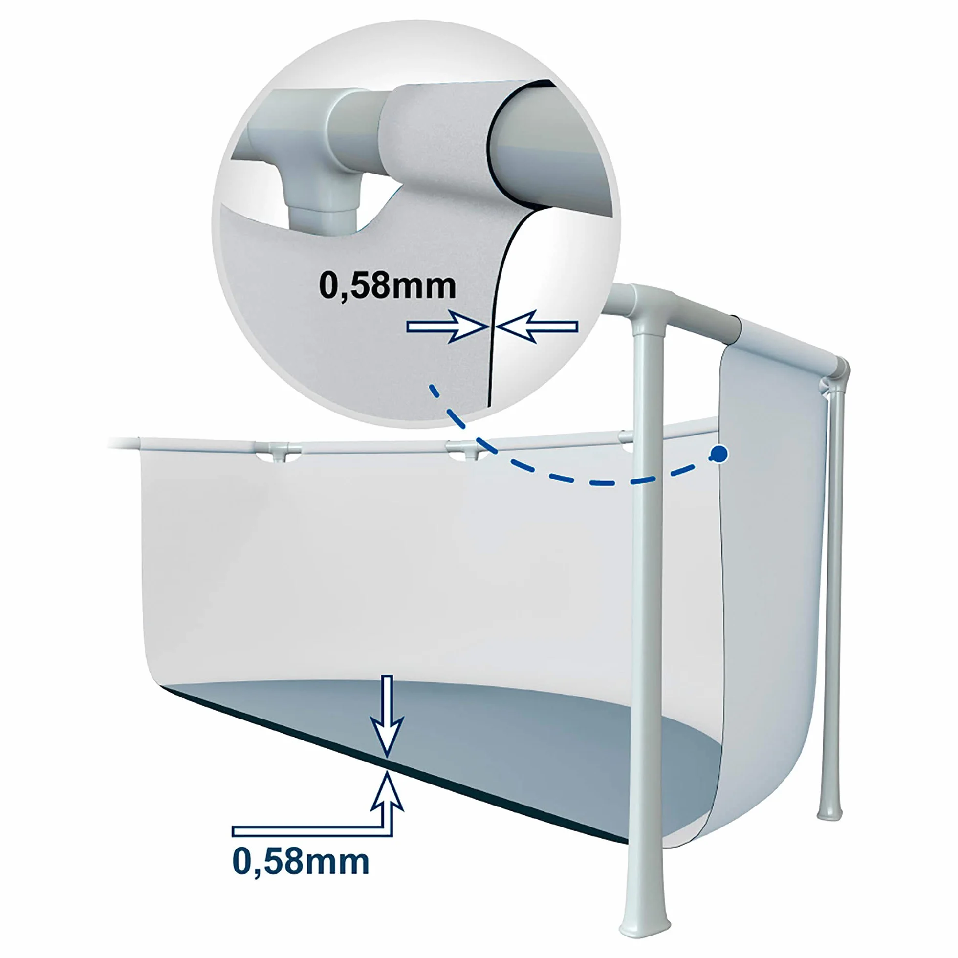 INTEX Piscina elevada Rectangular Prism Frame con depuradora 55211