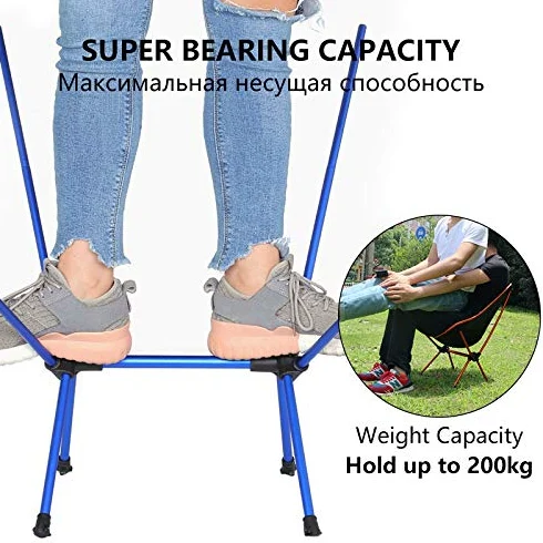 Sillas de cubierta al aire libre, silla de gravedad cero, tumbonas de patio, sillas reclinables plegables, silla de camping, silla plegable de viaje, silla de camping portátil de calidad ultraligera f