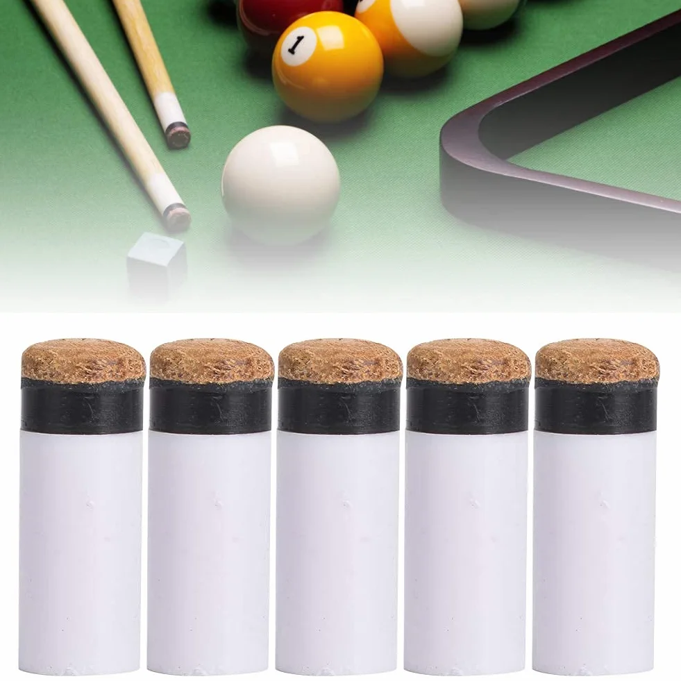 Alomejor Reemplazo Punta Taco Billar 13mm - Juego de Recambios para Cachas de Billar y Snooker - Kit de 10 Unidades
