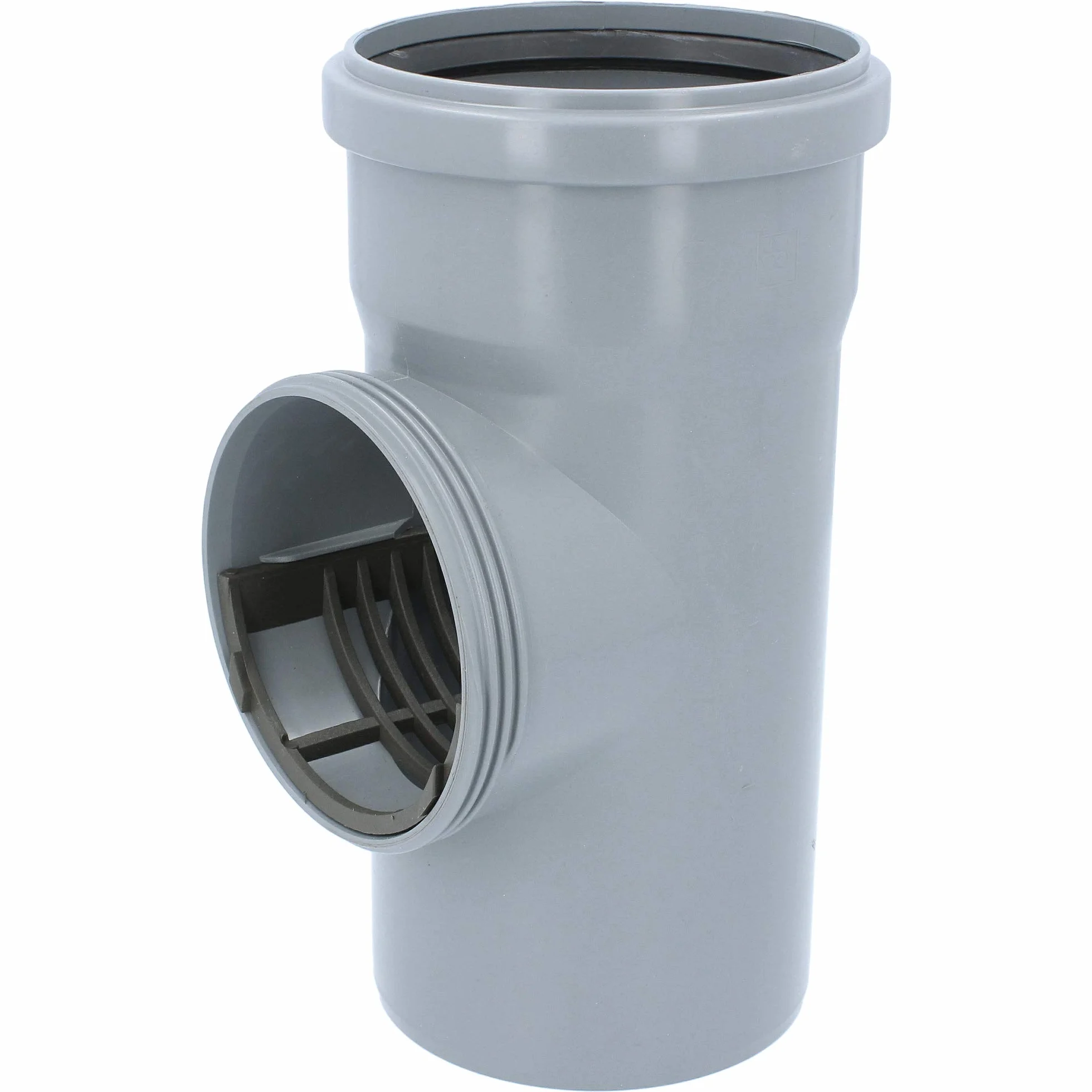 Filtro de bajante DN 100 Ø 110 mm Gris | Filtro de canalón con tamiz, desagüe de canalón, colector de lluvia, protección de canalones