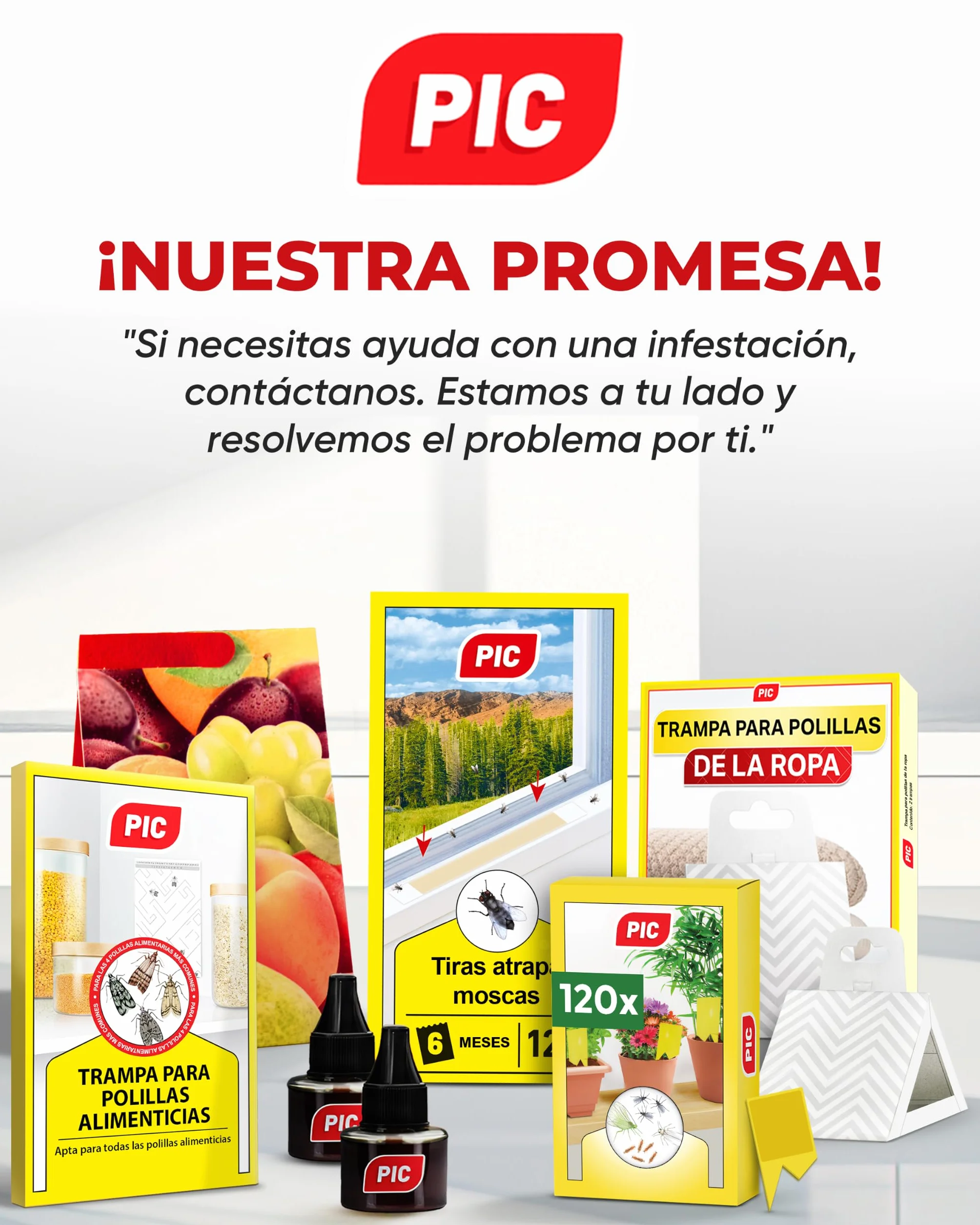 PIC Trampa para polillas de la Ropa - Protección para Armario