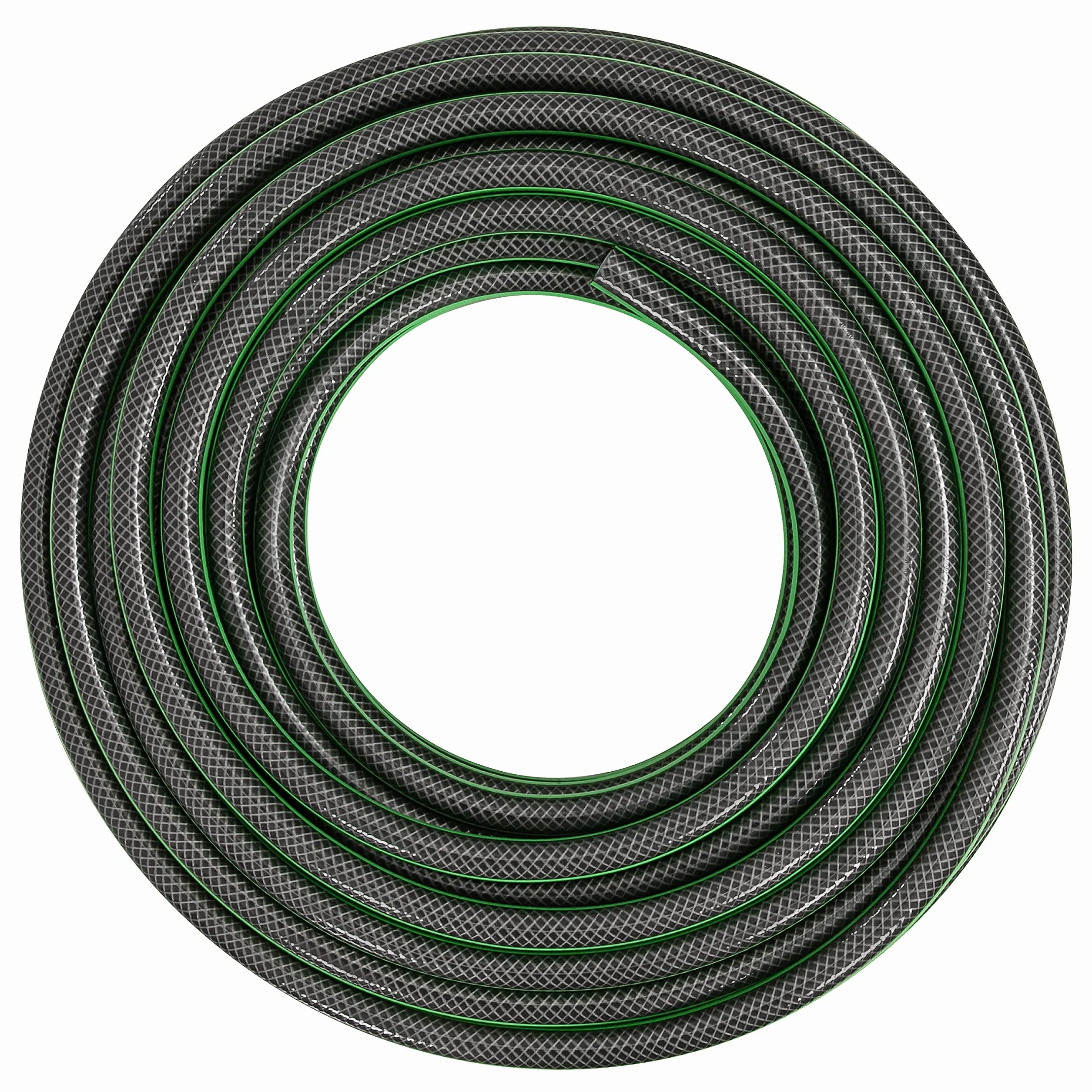 Dehner Stabiloflex - Manguera de jardín (19 mm de diámetro, 25 m de Largo, plástico, Color Verde)