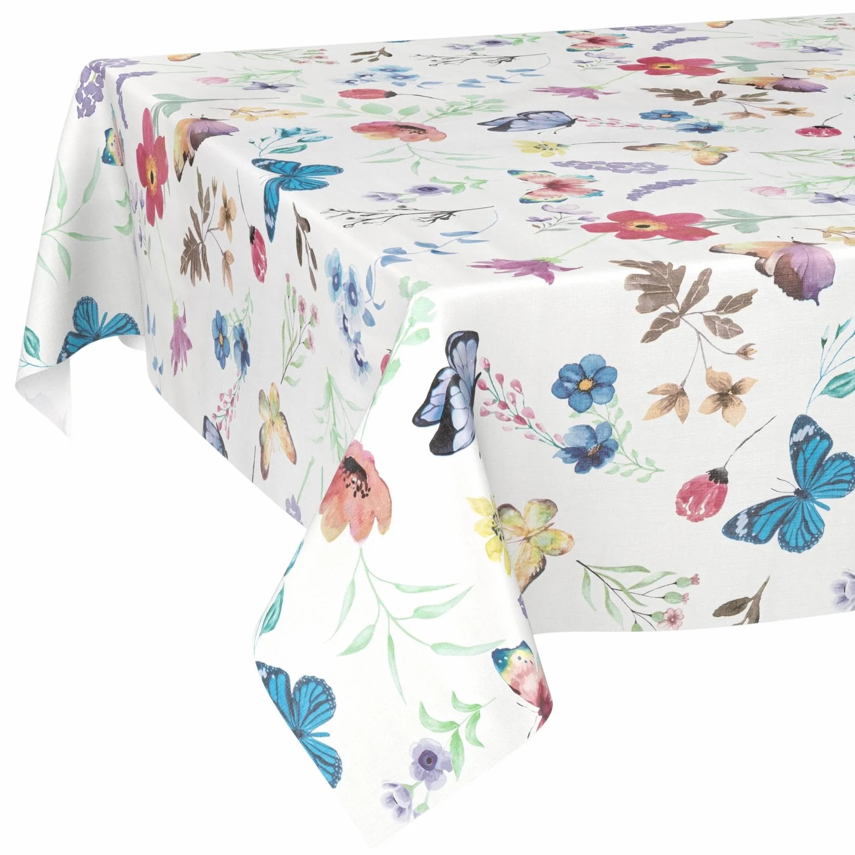 Mantel de Hule Lavable Impermeable Efecto Loto 200 x 140 cm