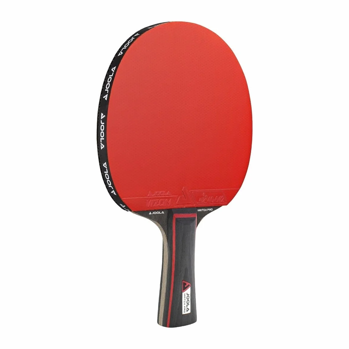 JOOLA Set Duo Pro 2 Raquetas 3 Pelotas Ping Pong Funda Protectora Rojo Negro 6 Piezas