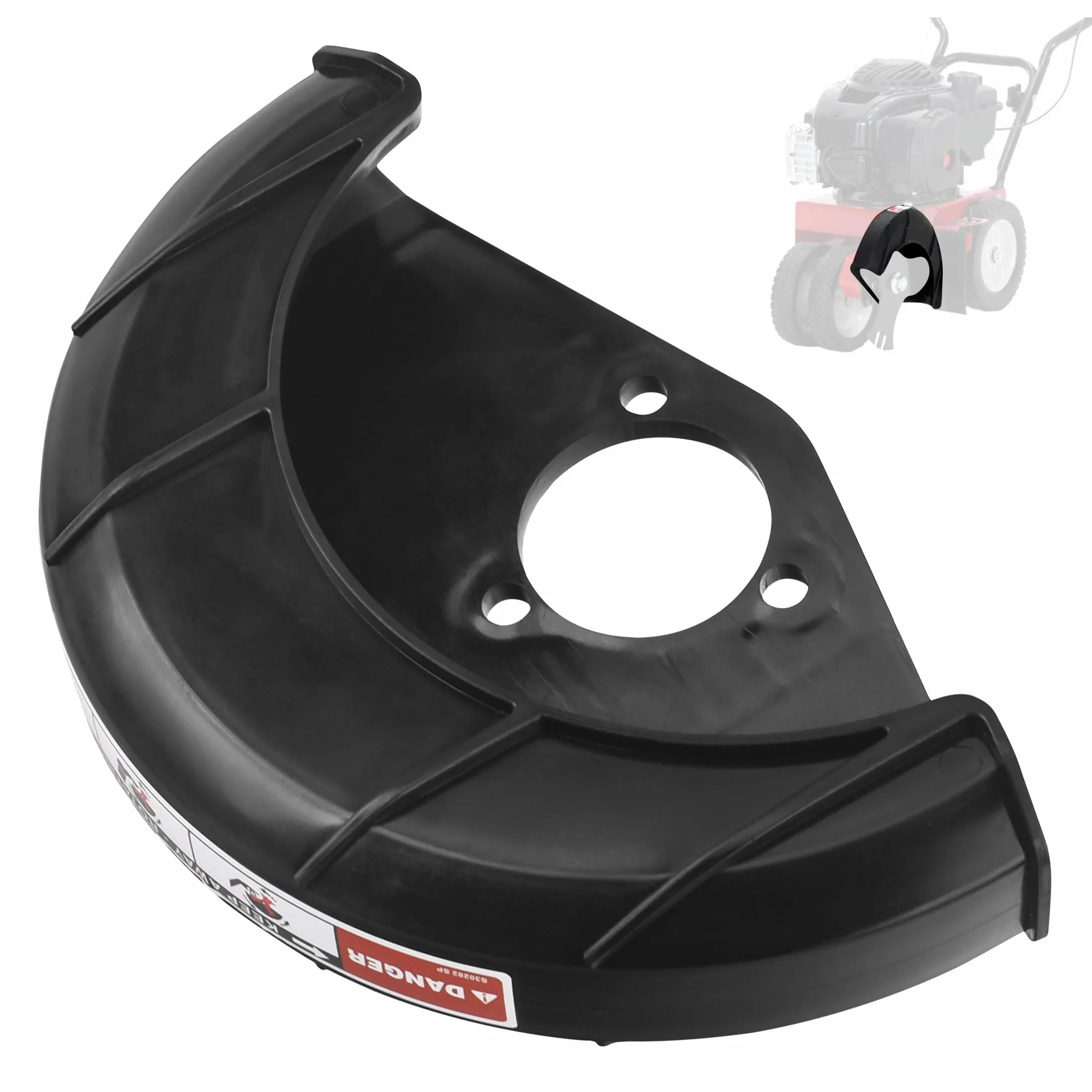 731P05064 Protector de cuchilla de bordeadora con etiqueta compatible con Cub Cadet 25B-552J710, LE 100, LE100, LE100 CC Edger Trencher, reemplaza: 753-05547, 731-05064