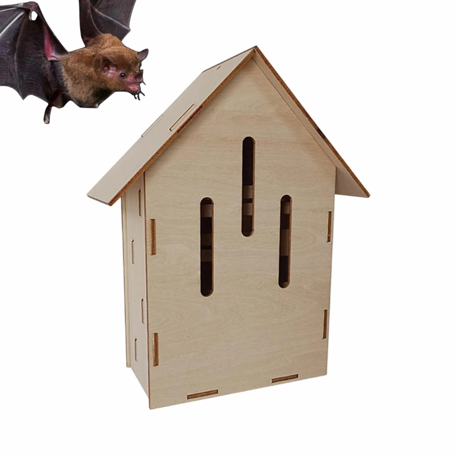 Refugio para Murciélagos para Jardín - Hábitat De Animales De Madera,Cueva De Descanso para Murciélagos - para Jardineros Amantes de la Naturaleza Propietarios de Casas Granjas Huertos y