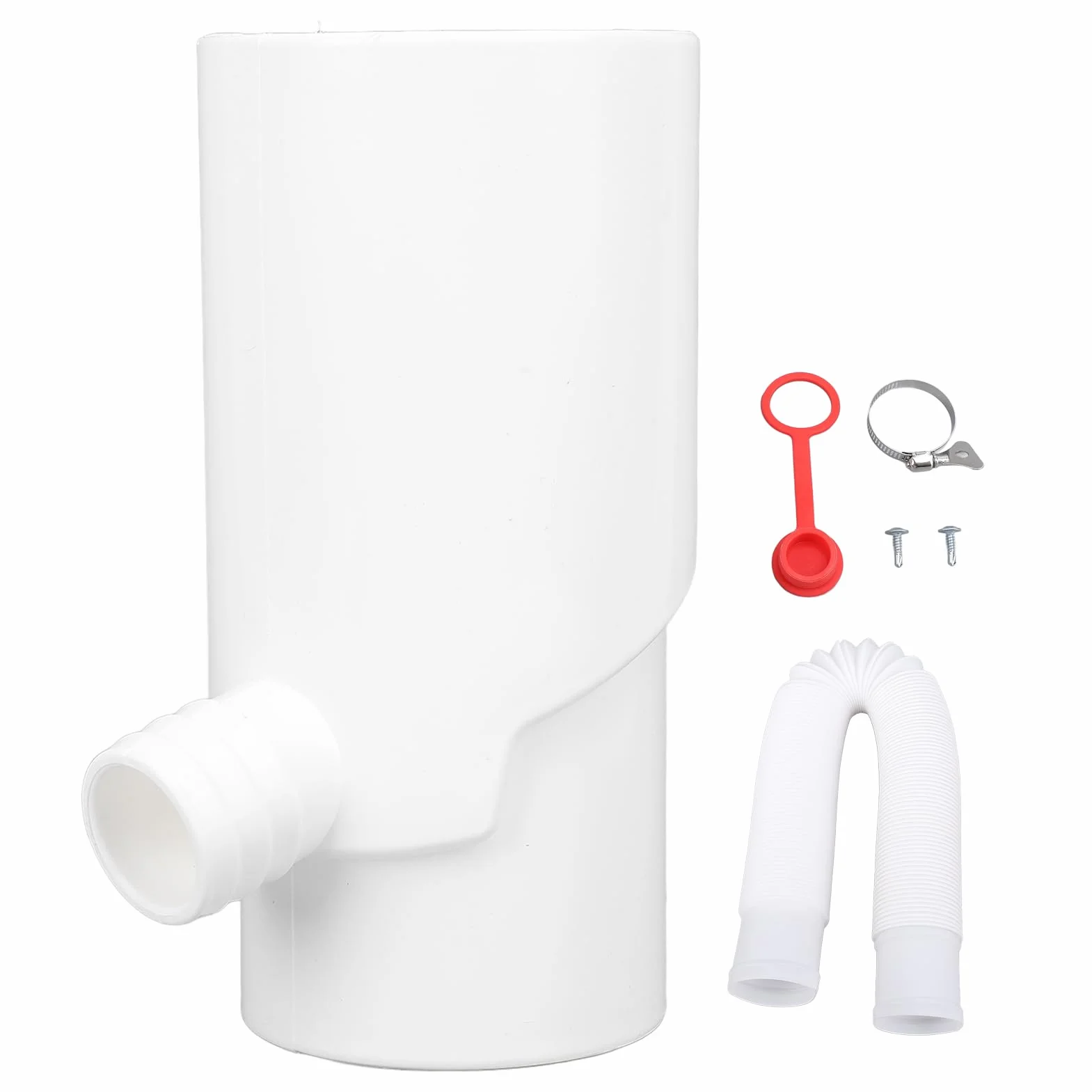 Sistema de recolección de agua de lluvia, desviador redondo de 8 cm, kit de plástico