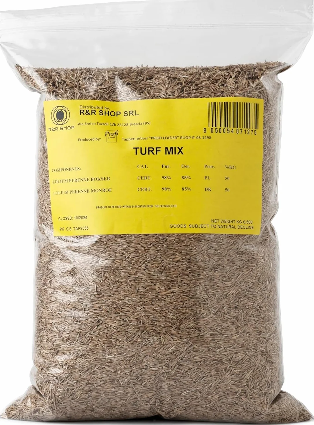 Semillas para césped raigrás perenne 900gr 35mq crecimiento rápido duradero