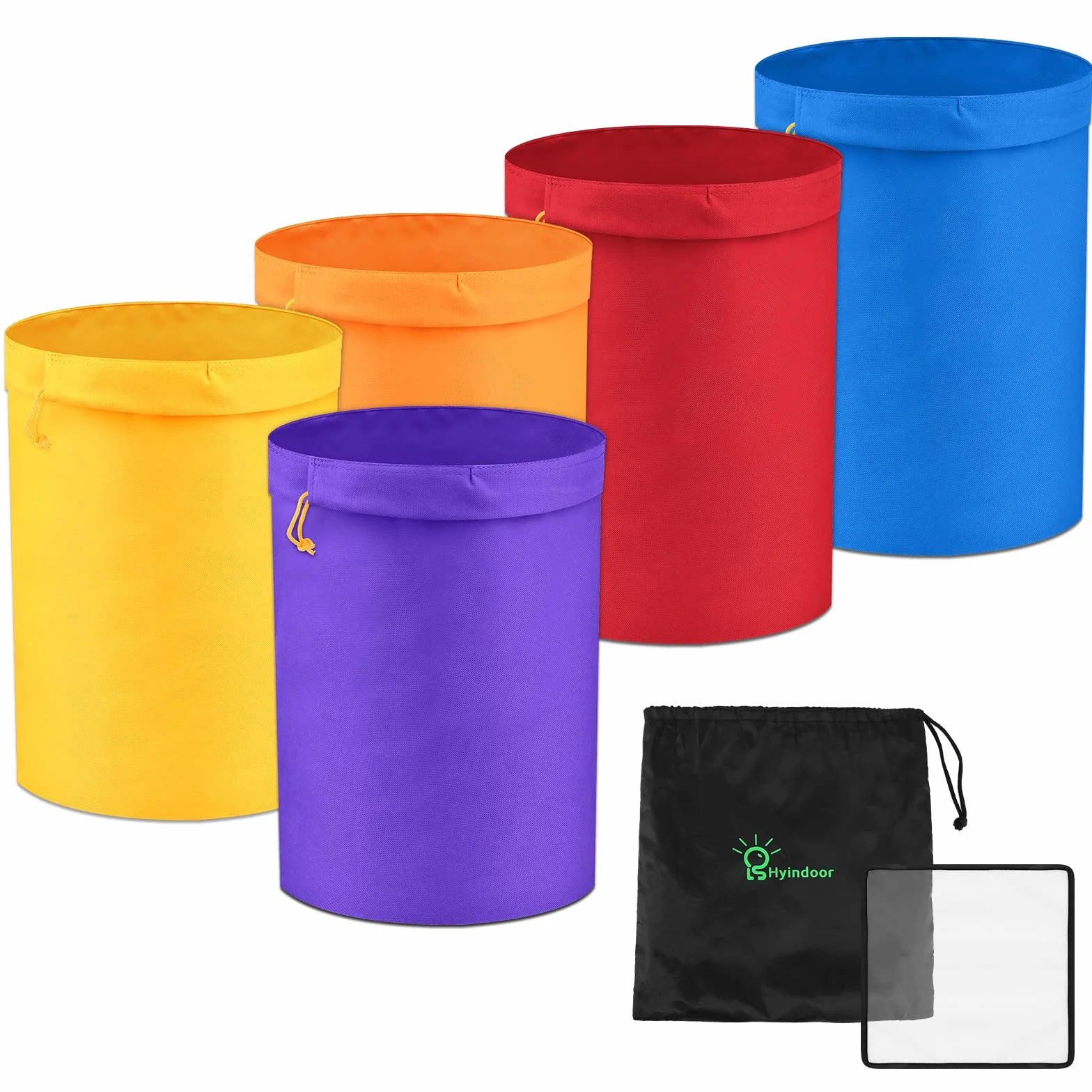 Hyindoor 4L 1 Gallon Bubble Hash Bag Bolsa de Extracción de Esencia de Hierbas Juego de 5 PCS