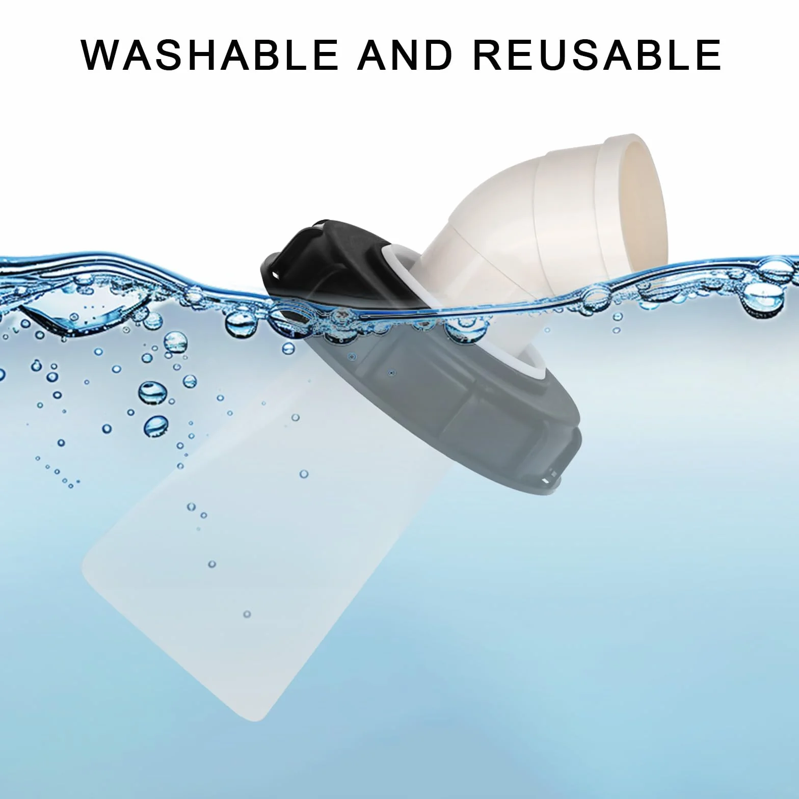 Filtro de Tapa IBC DN 150, Filtro de Agua de Lluvia de Nailon Lavable, Accesorios para Depósito IBC