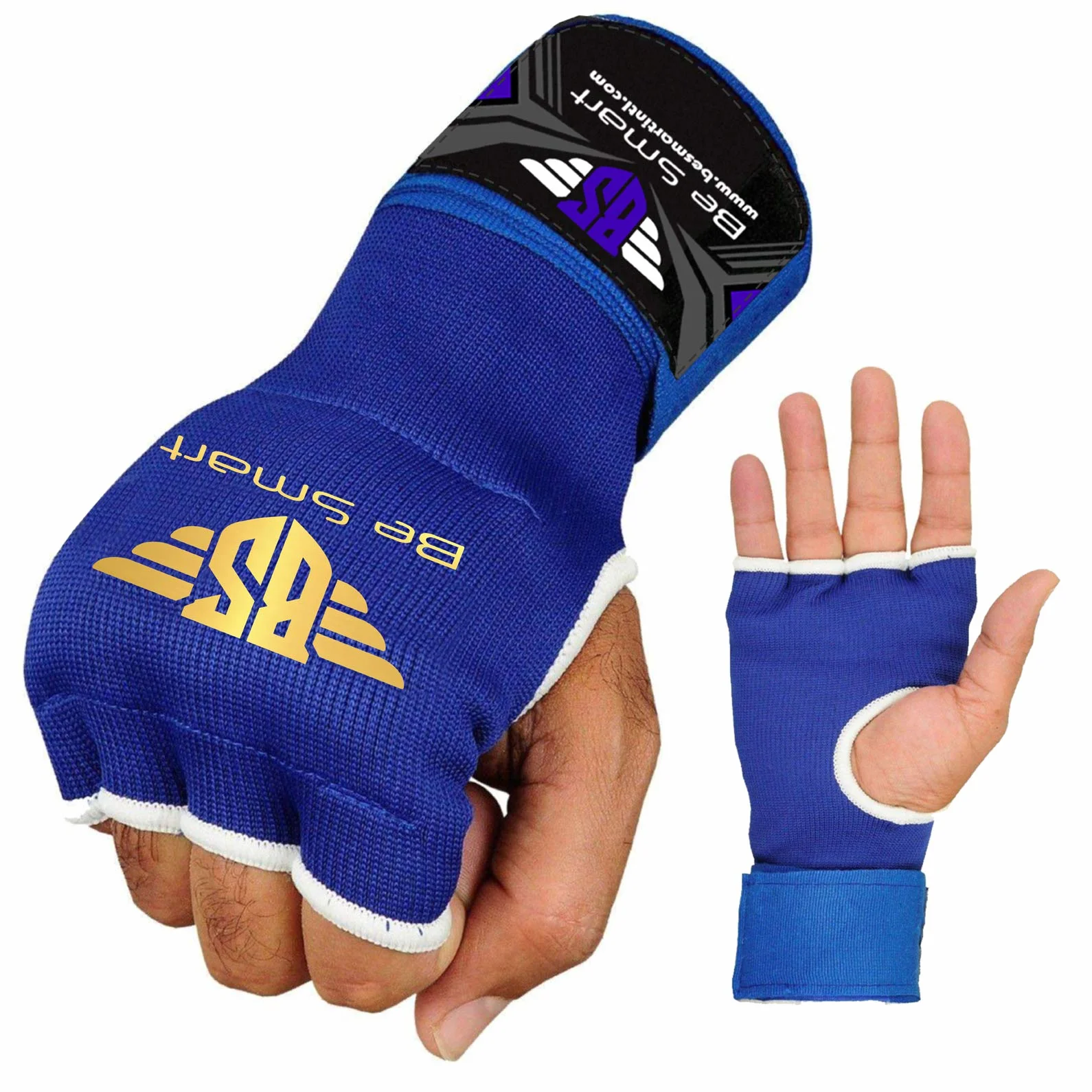 BeSmart Envolturas de mano interiores guantes boxeo puño acolchado vendajes MMA Muay Thai