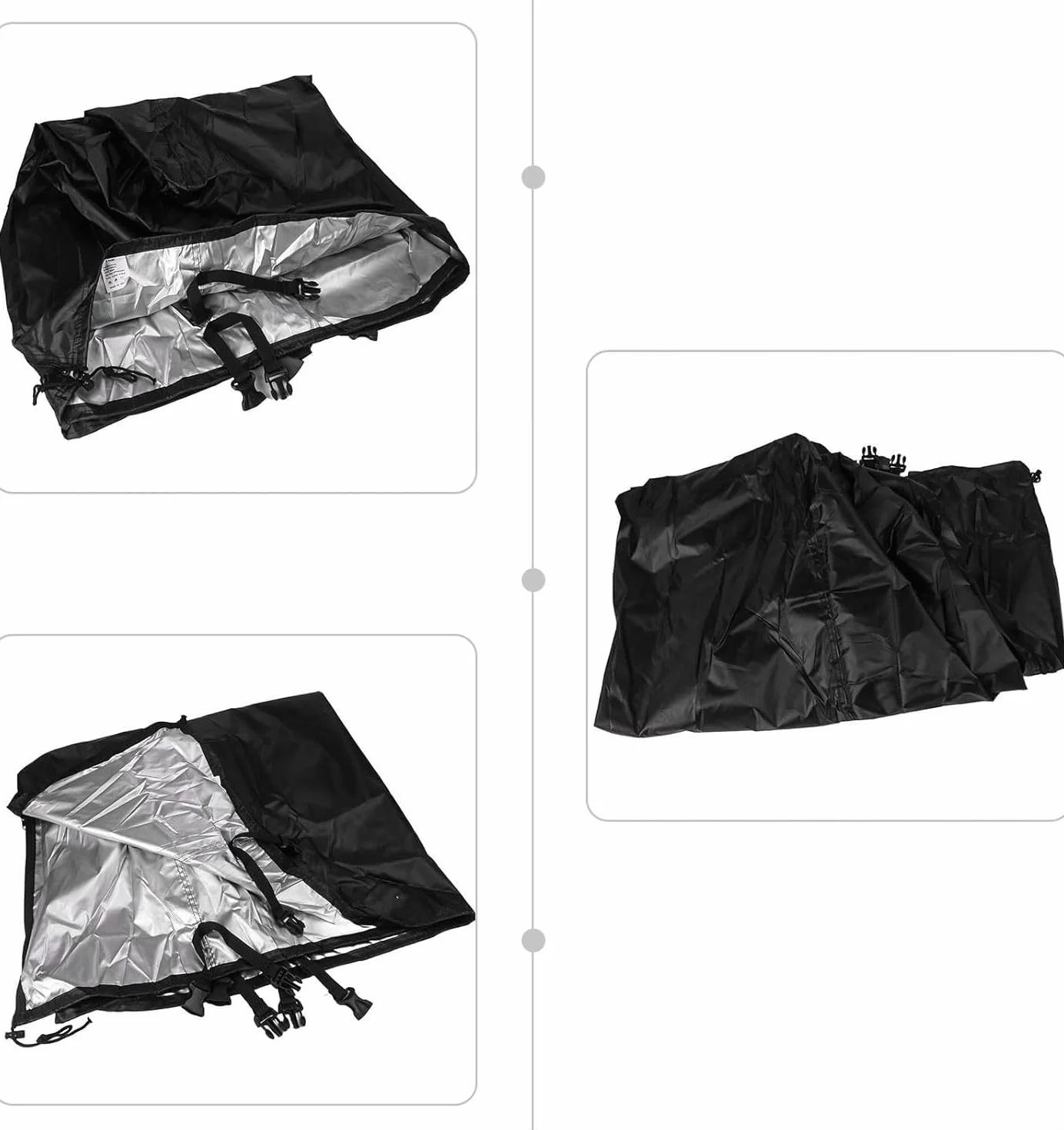 Cubierta para tanque de agua IBC 210D impermeable 600L 120x80x100