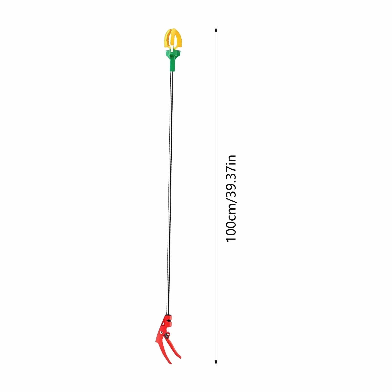 Recogedor de frutas para árboles, recogedor de frutas extensible de 3 garras, dispositivo manual ajustable para cosechar peras, aguacates, cerezas, caquis 3 metros