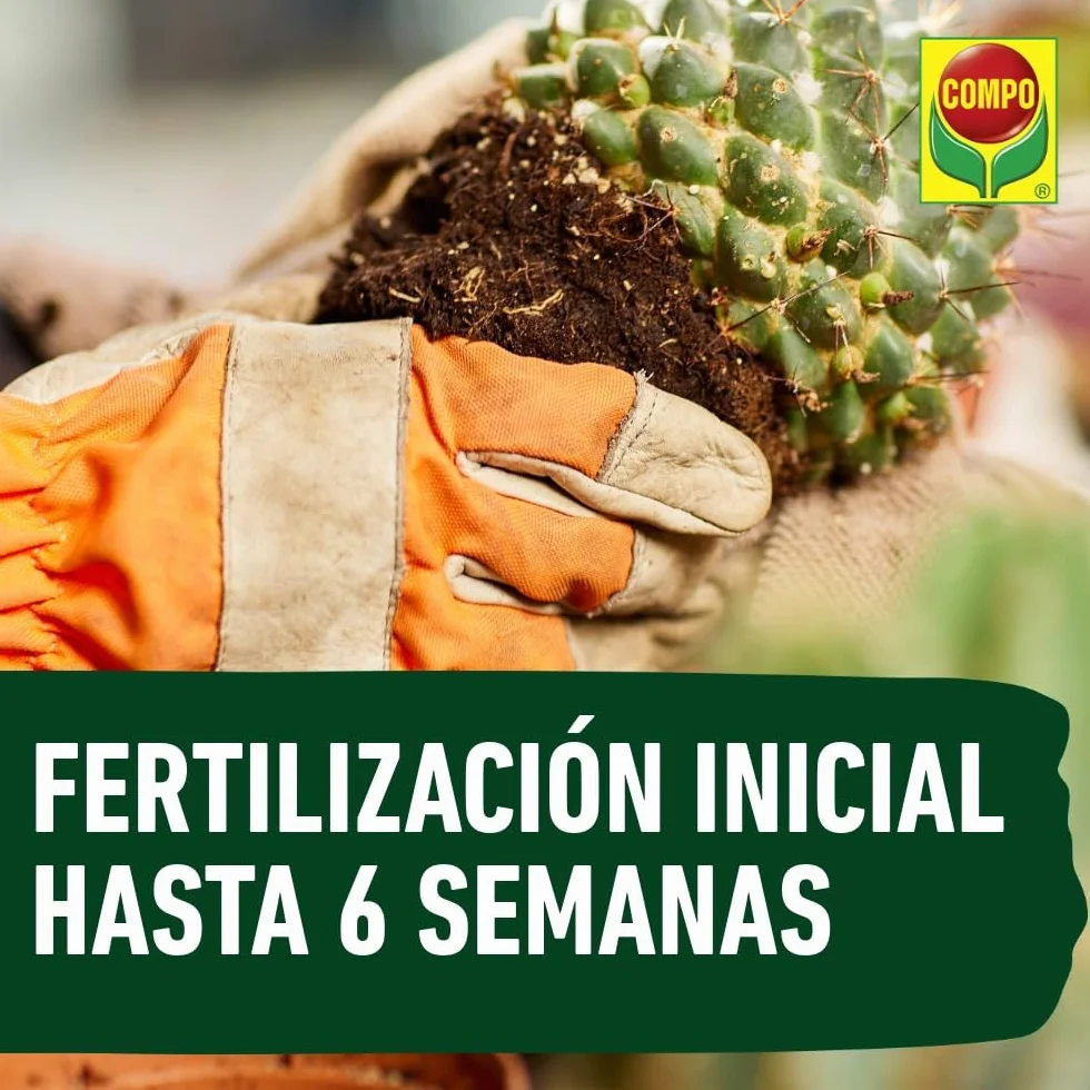 Compo Sana Substrato para Cactus y Suculentas 5 L con Abono 8 Semanas