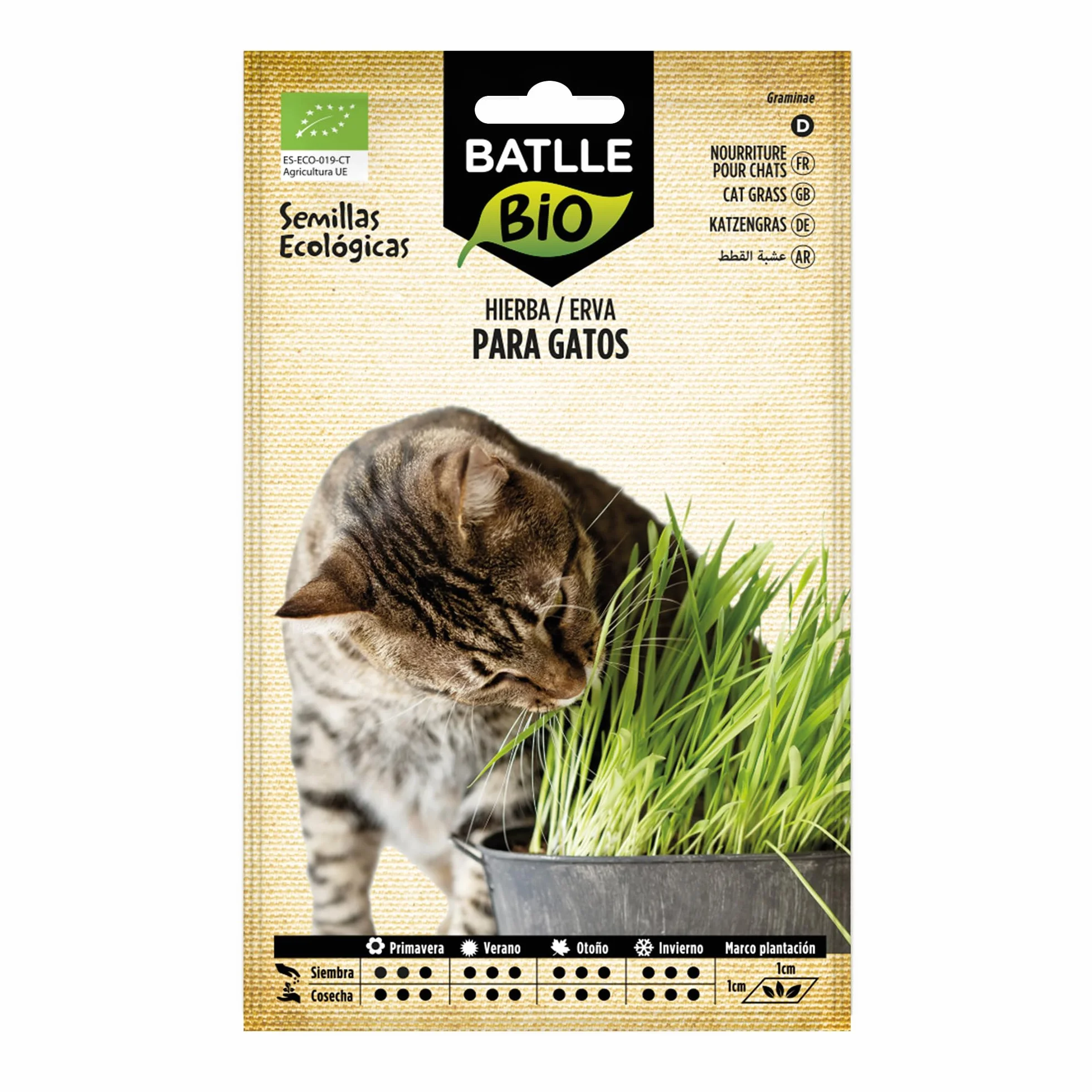 Semillas Batlle Hierba para gatos ECO