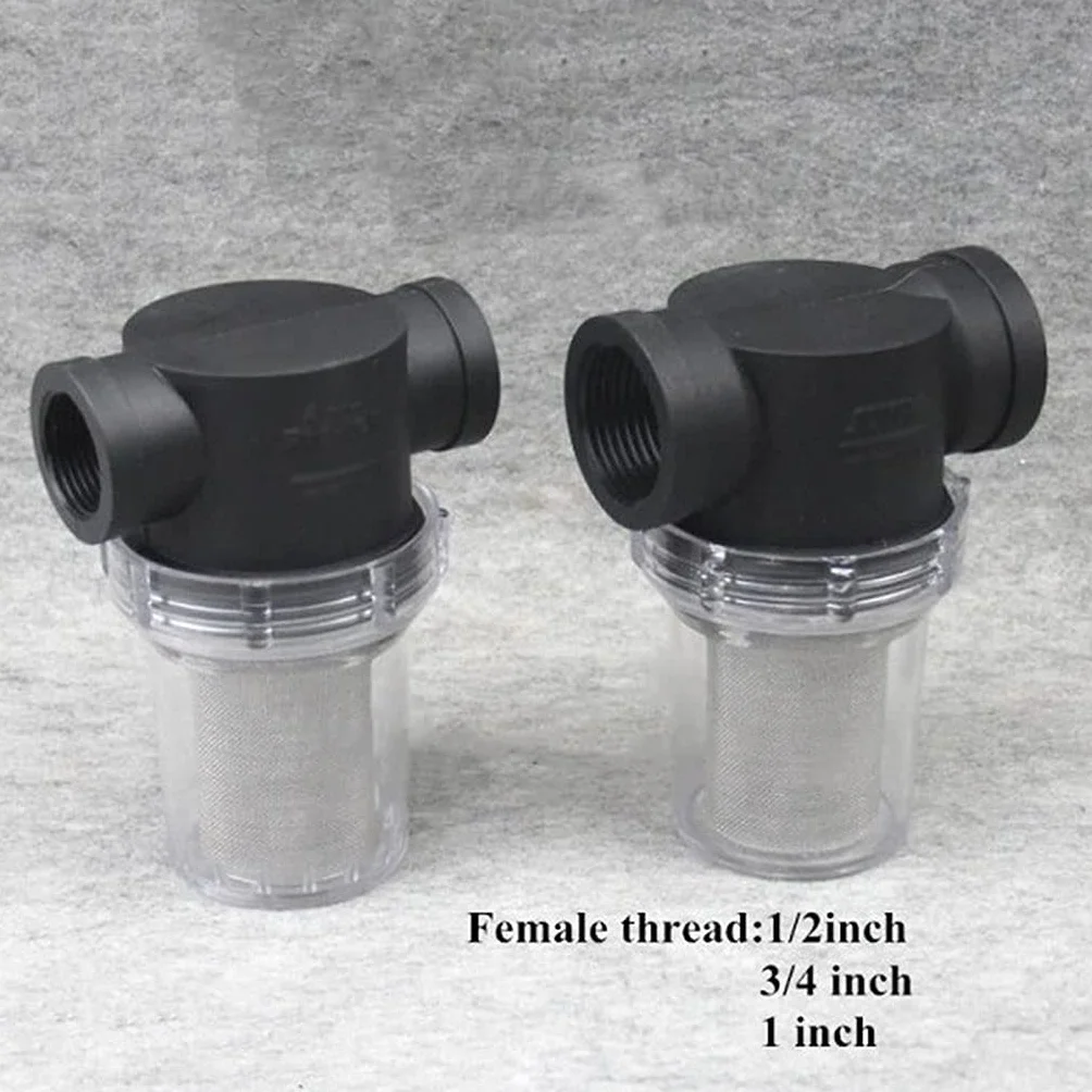 Filtro de Succión de Bomba de Agua, 1 Filtro de Malla en línea for tuberías de riego de Alto caudal.(0.5 Inch)