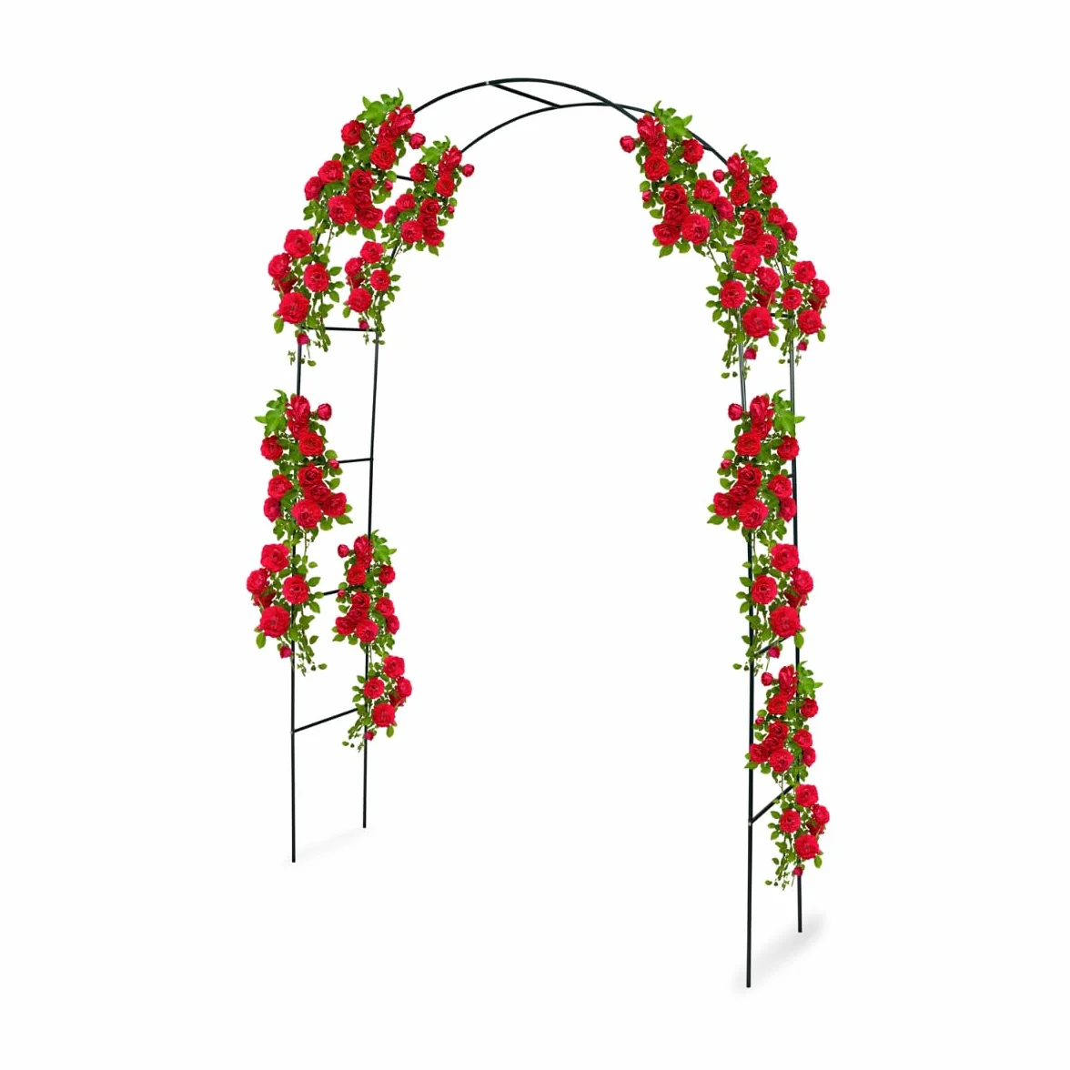 Kinzo Rose Arco Pérgola metálica Duradera 240 x 140 cm para jardín y terraza