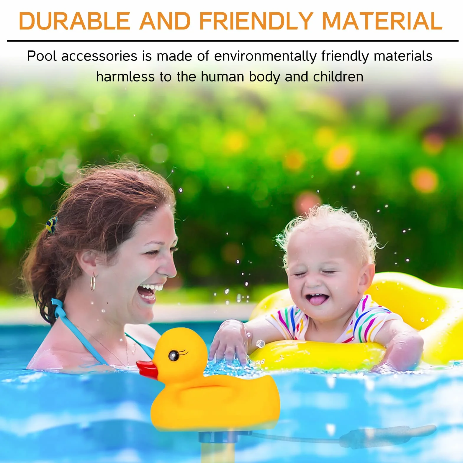 Termómetro flotante para piscina con cuerda, termómetro de temperatura de agua para piscinas, acuarios, estanques