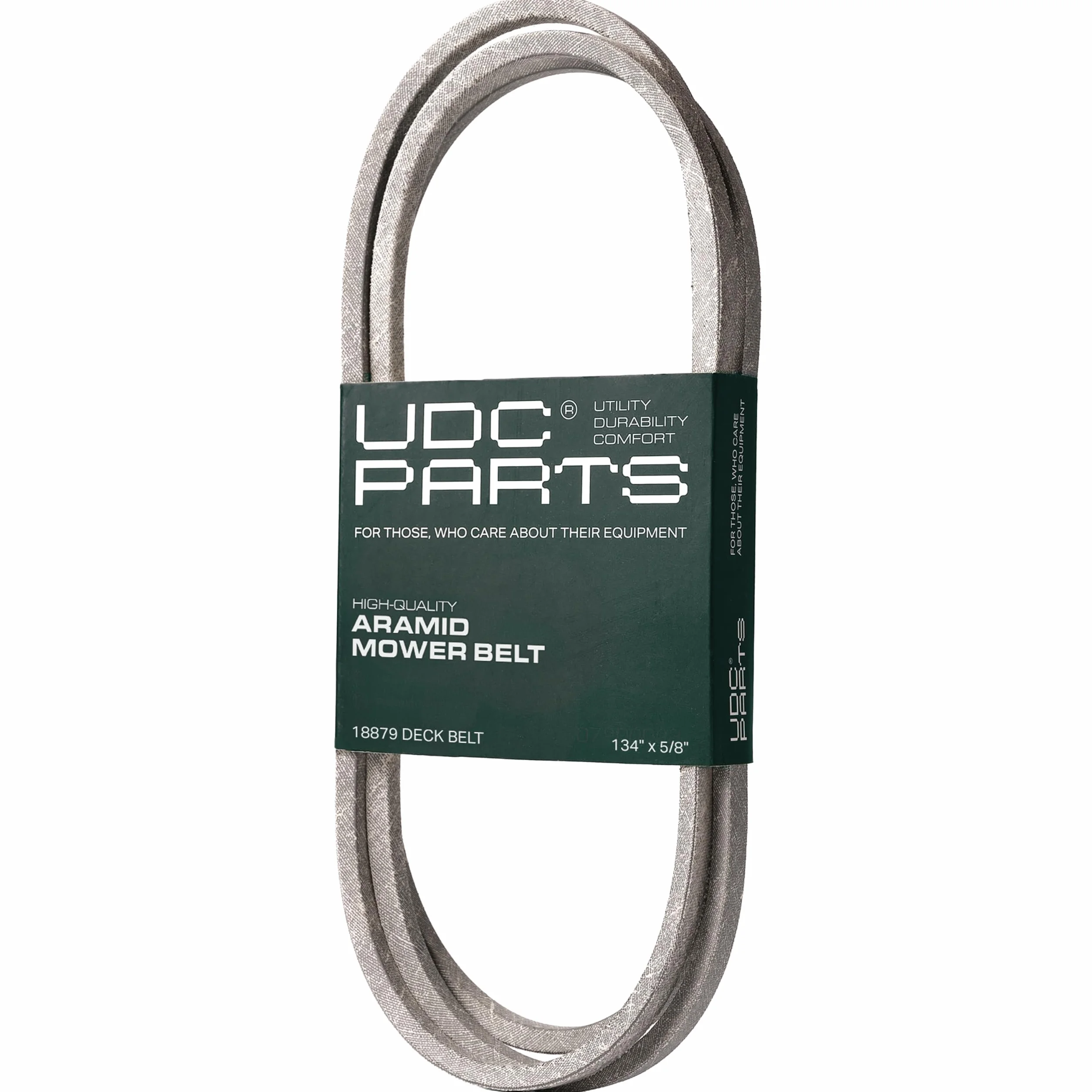 UDC Parts 18879 - Correa de cubierta de 72 pulgadas de repuesto para Woods TBW240 182.9 cm RD72 PRD7200 / Cable de aramida / 340.69 cm