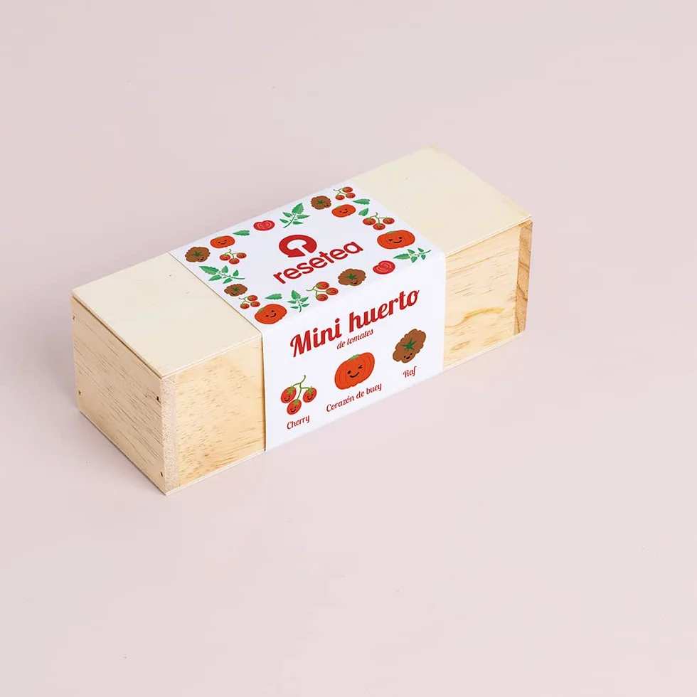Mini Huerto de Tomates Cherry, Corazón de Buey y Raf - Huerto Urbano
