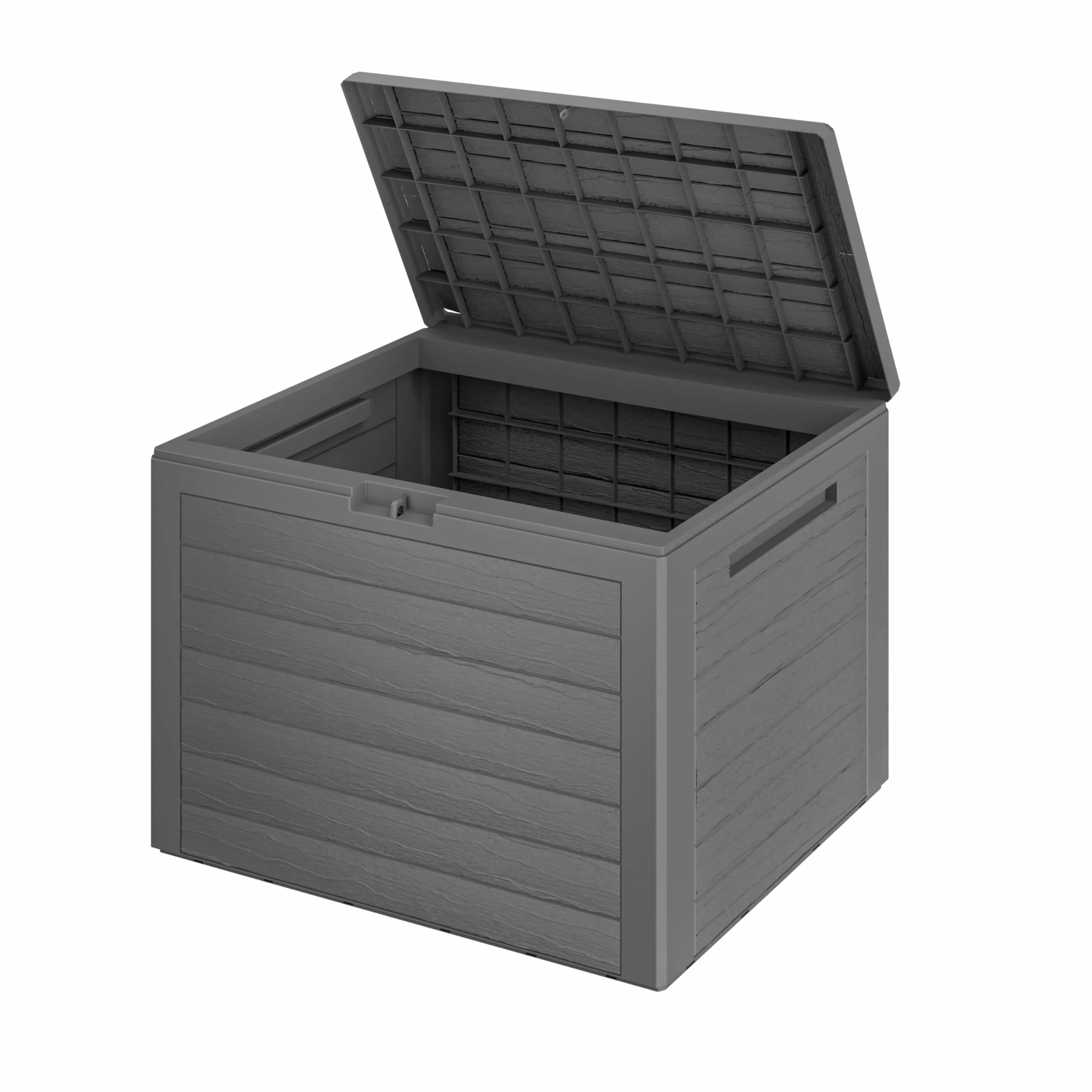 Deuba Baúl de Almacenaje Exterior Arcón de Jardín 190L Gris