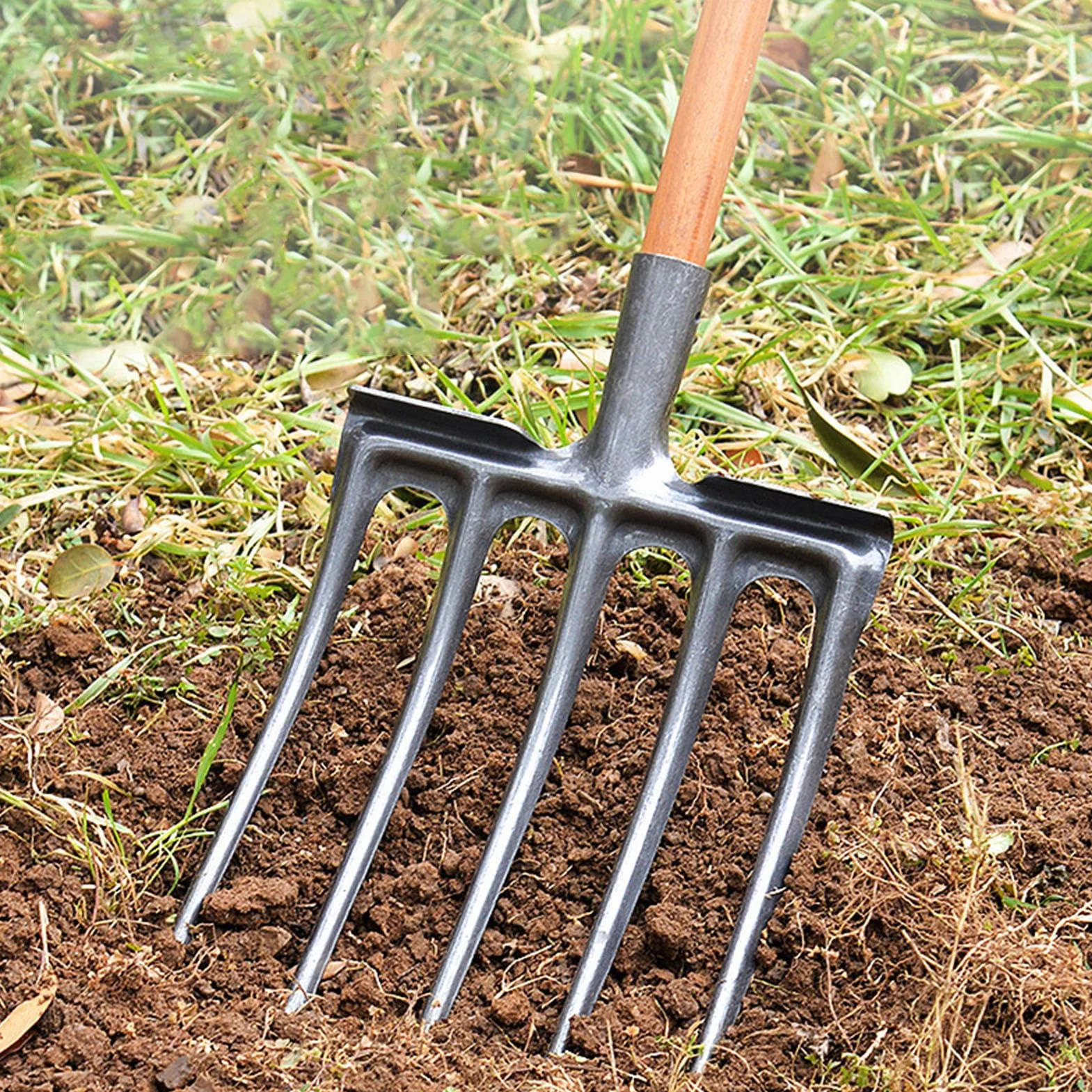 Tenedor de Excavación Acero de Alto Carbono Resistente Anti Rotura