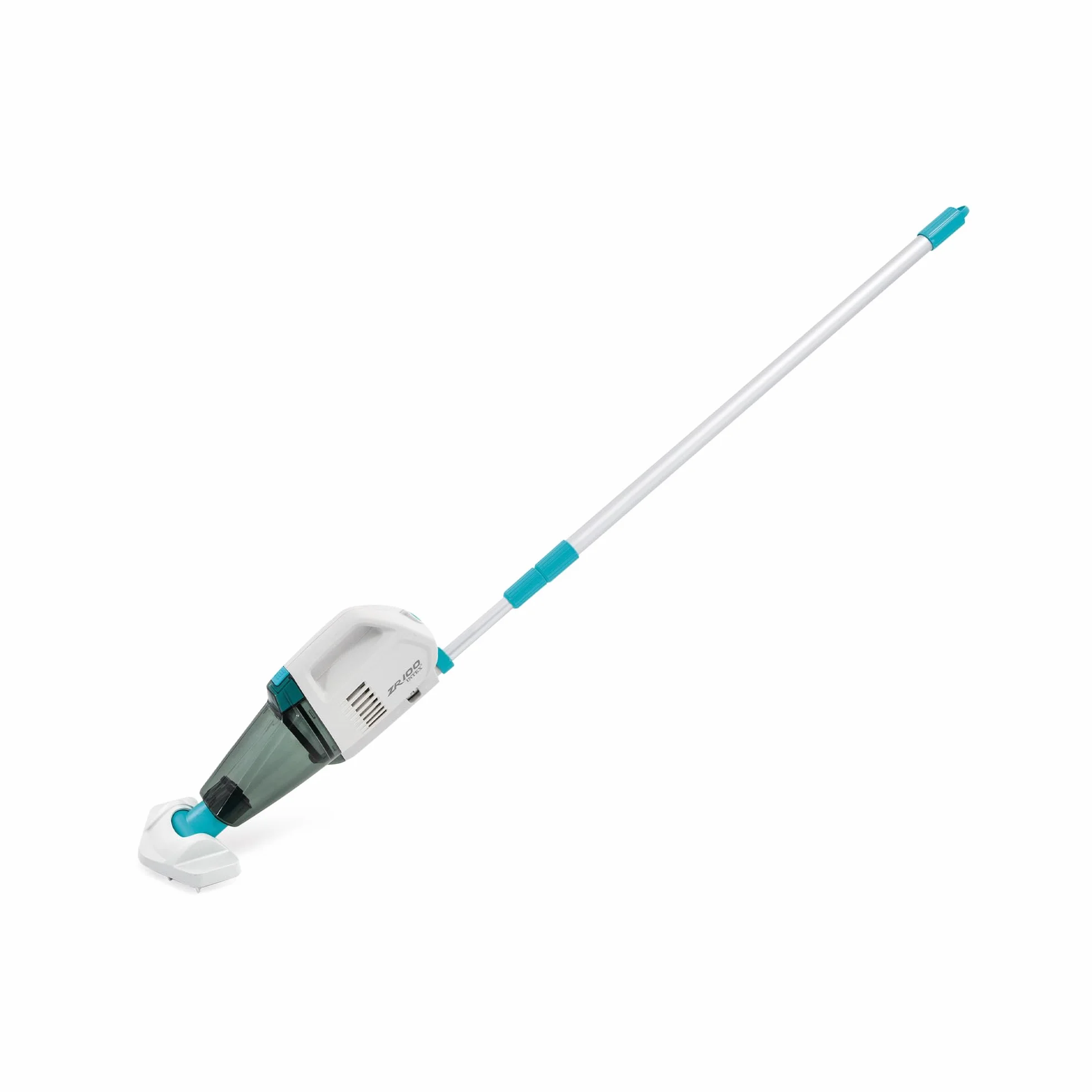 Aspirador Manual Eléctrico ZR100 Intex para Piscinas, Batería Recargable 50min, Mástil 2,39m