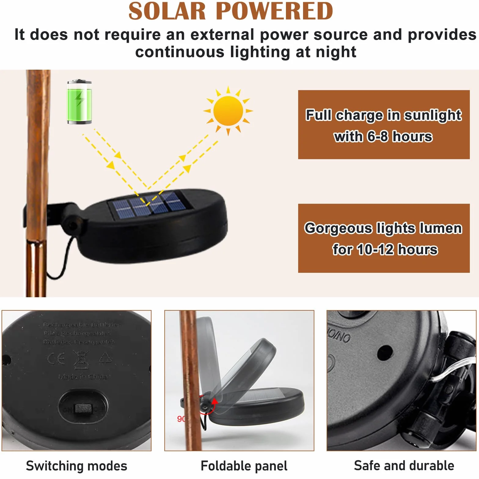 Pluviómetro de cristal para jardín H 61 cm a prueba de heladas con varilla