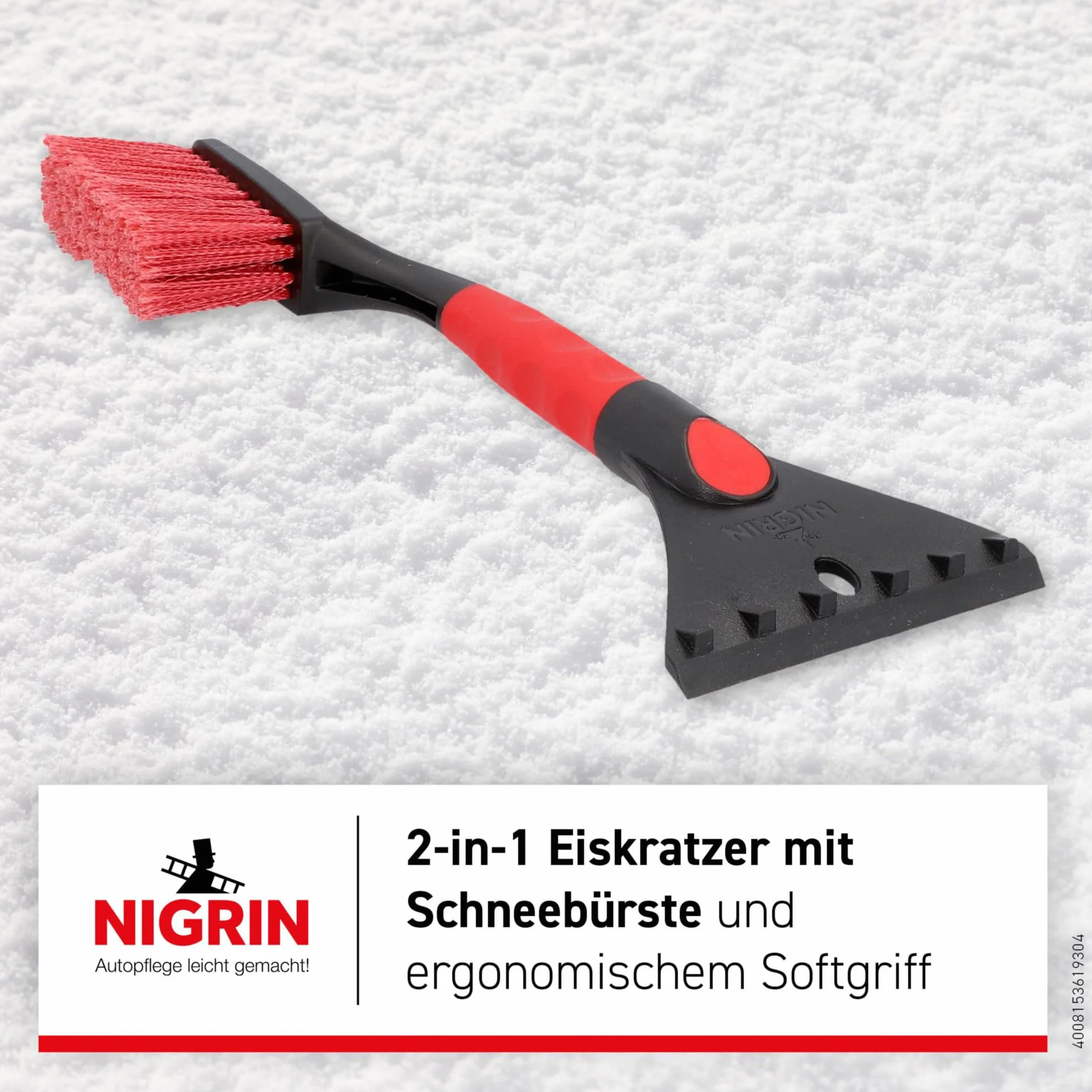 Nigrin Cepillo para nieve y rasqueta de hielo 6193