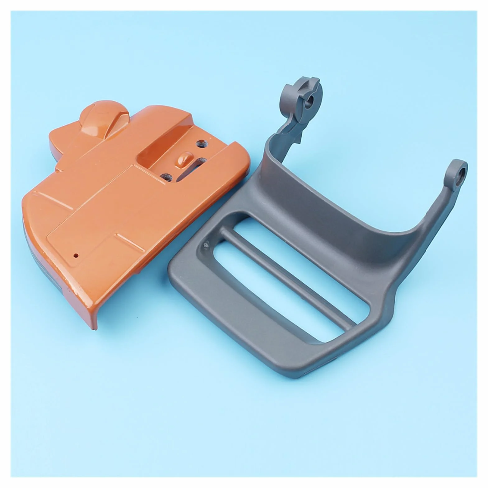 2 uds., cubierta de embrague de piñón de cadena, Kit de palanca de protección de mano de freno for motosierra 340 345 350 E/EPA 537 10 78-01 503850901