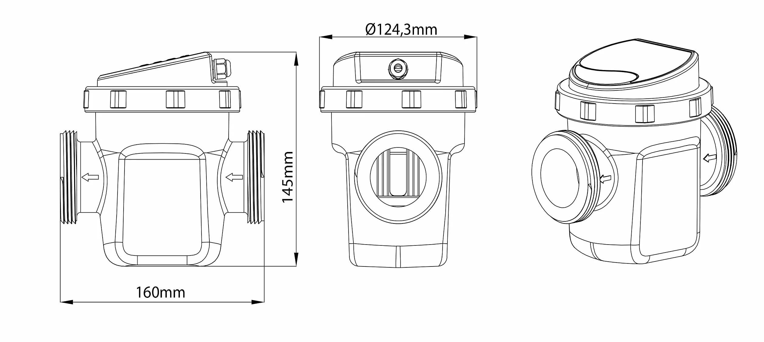 Poolex Turbo Salt Electrólisis compacta para Piscinas hasta 30 m3 Modelo 300