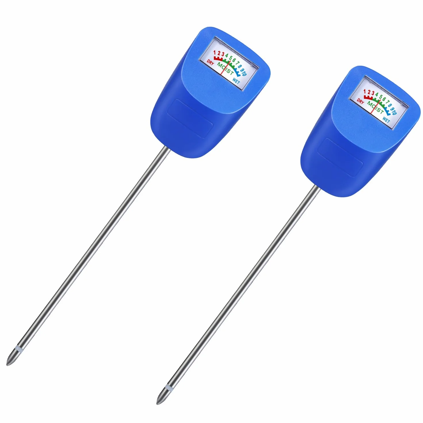 XLUX Medidor de suelo para plantas, sensor de humedad, monitor de agua, paquete de 2