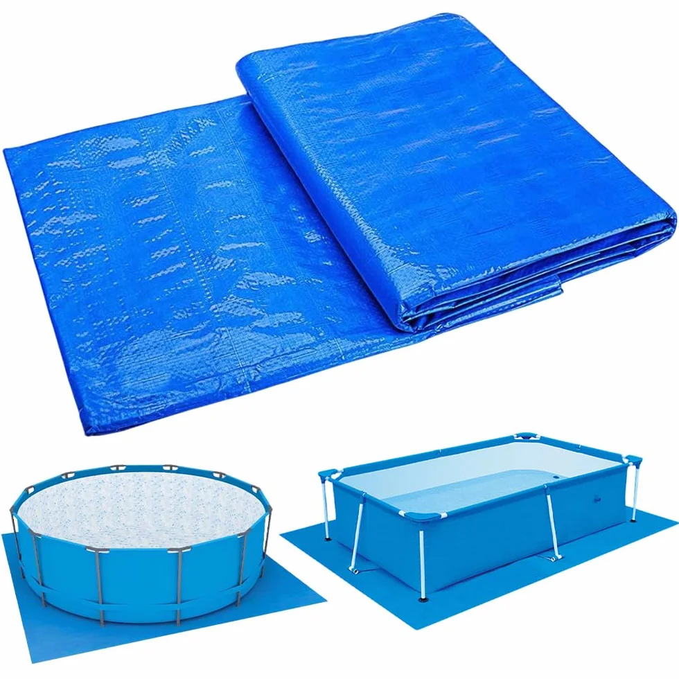 Alfombra para Piscina Rectangular 200 x 300 cm Plegable
