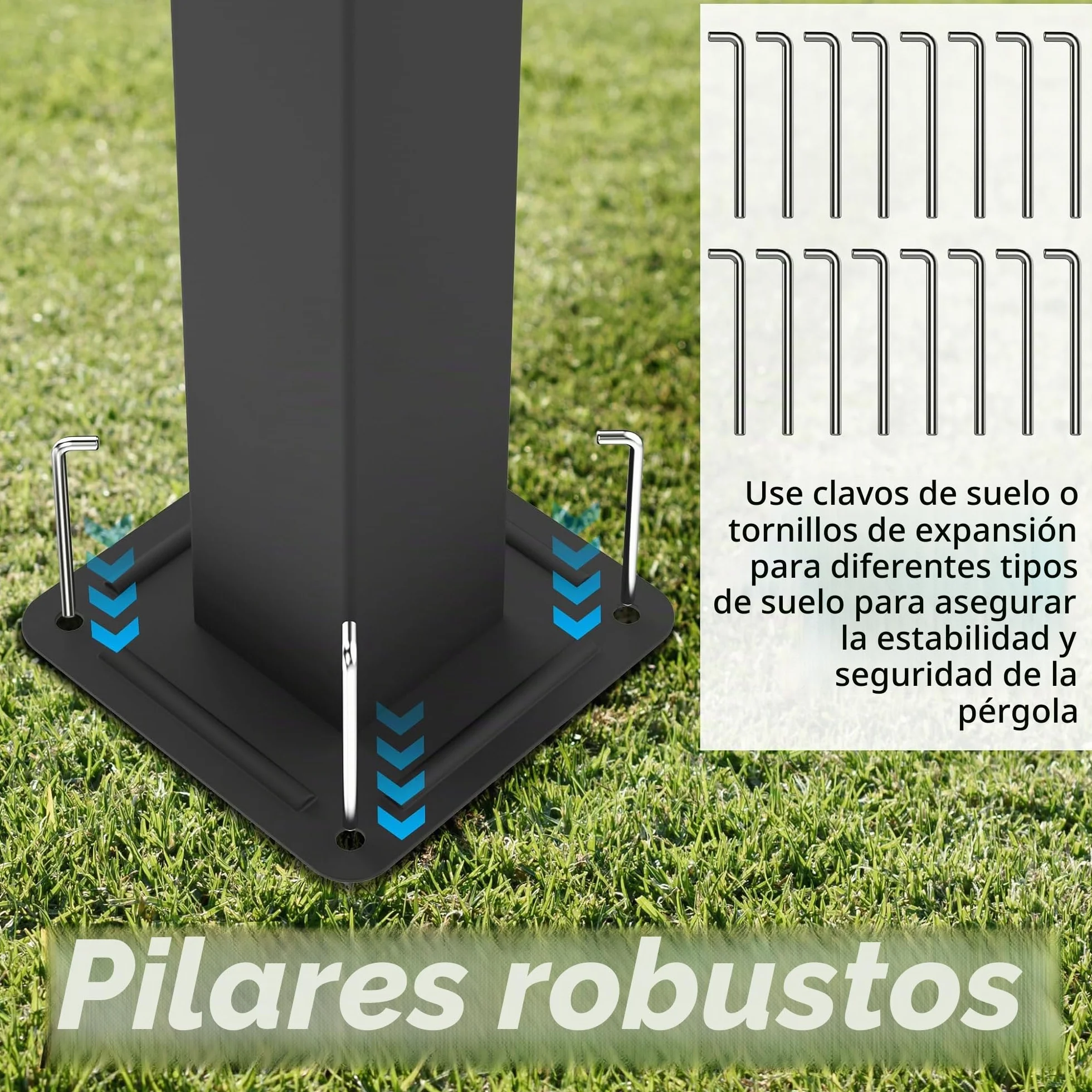 Pérgola para exteriores de 3 x 4 m, marco de metal estable, con protección solar y viento, techo solar, toldo retráctil para jardín, terraza y balcón (beige)