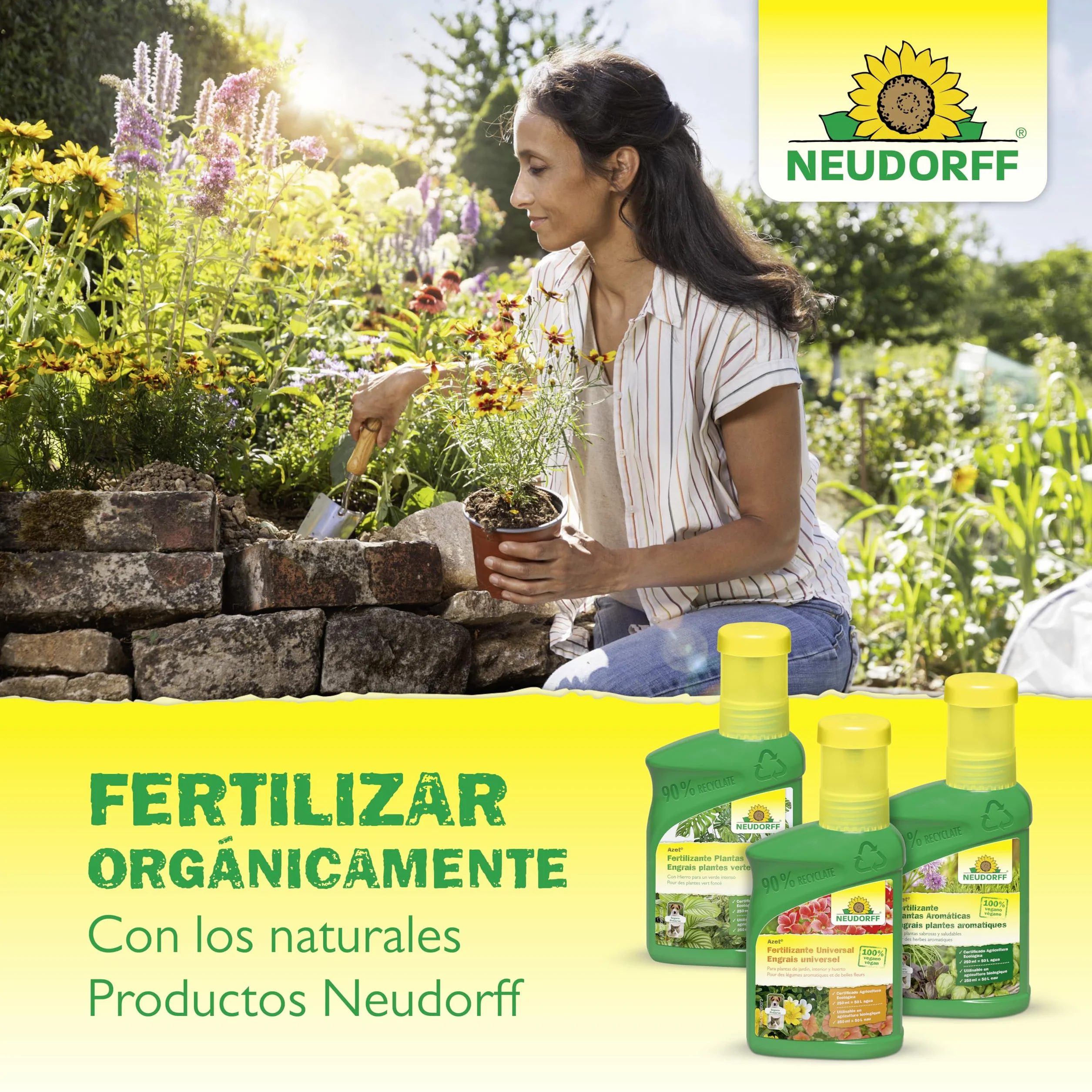 Neudorff Azet Fertilizante Cítricos 1 kg – Fertilizante orgánico de liberación lenta con micorrizas