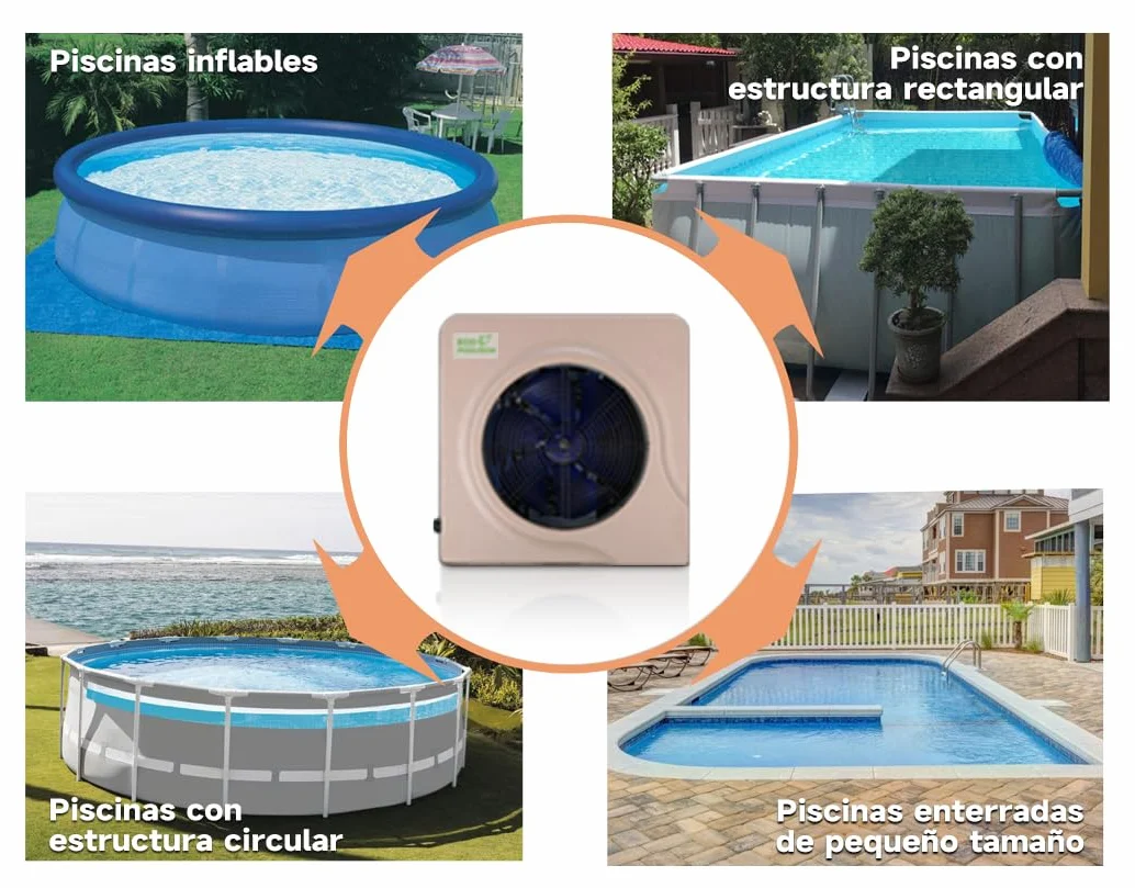 Bomba de Calor para Piscina ECOPOOLTECH Mini 3.9KW hasta 30 m3
