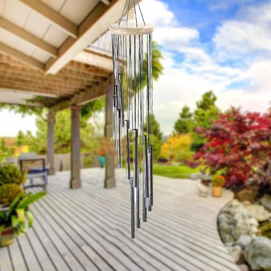 XPEX 1 Artículo 12 tubos 52CM Campanas de viento de aluminio aire libre