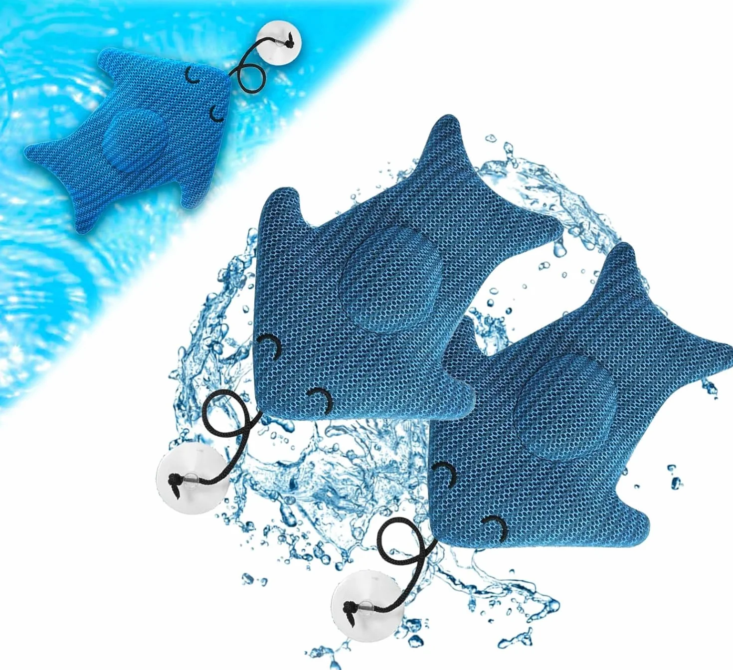Hot Tub Scum Absorber 2-Pack Reusable Oil Absorbing Sponge Pool Accessories