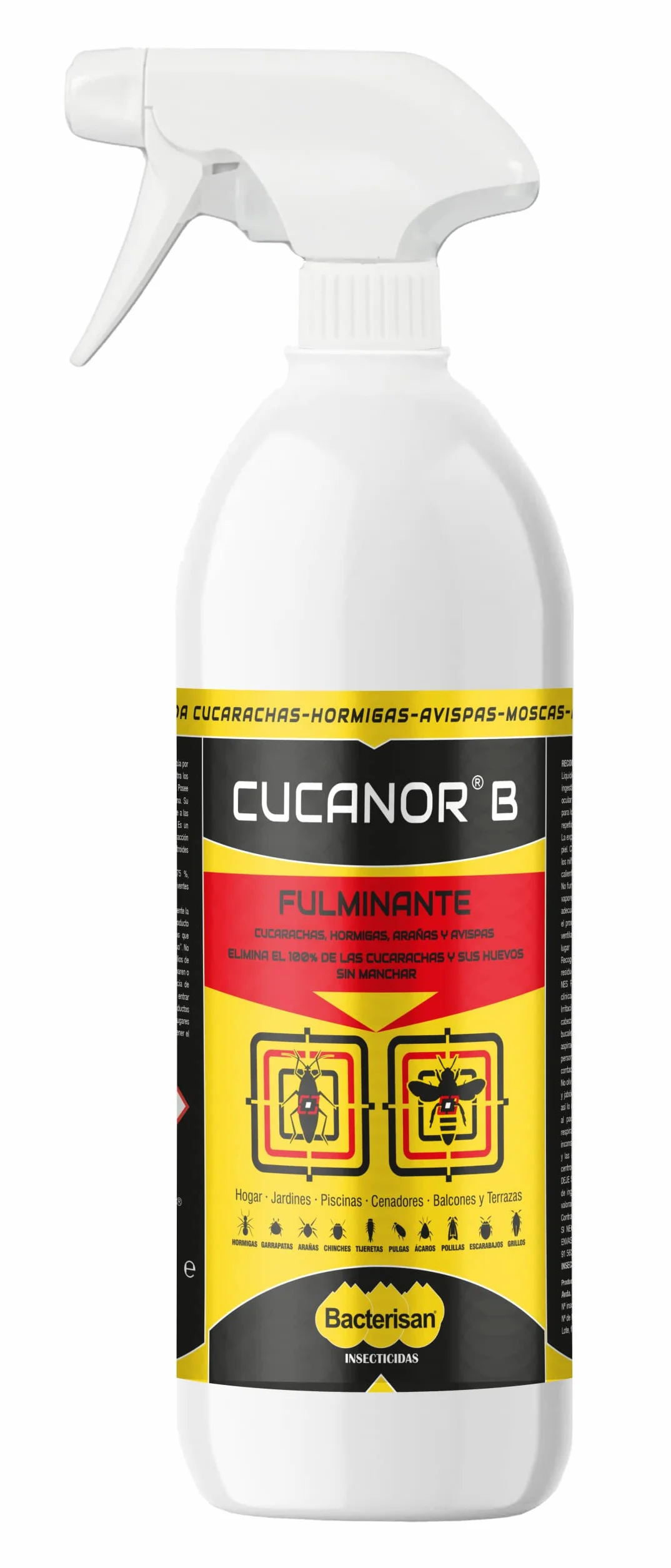 BACTERISAN Cucanor B 750ml Spray Insecticida insectos rastreros voladores
