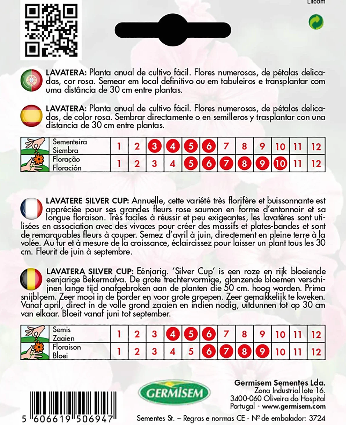 Germisem Silver Cup Semillas de Malva 2 g