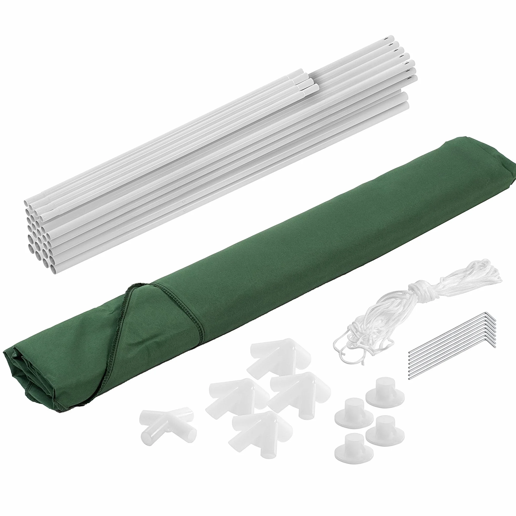 KADAX Cenador plegable para jardín 2,9x2,9x2,55 m resistente a la intemperie verde